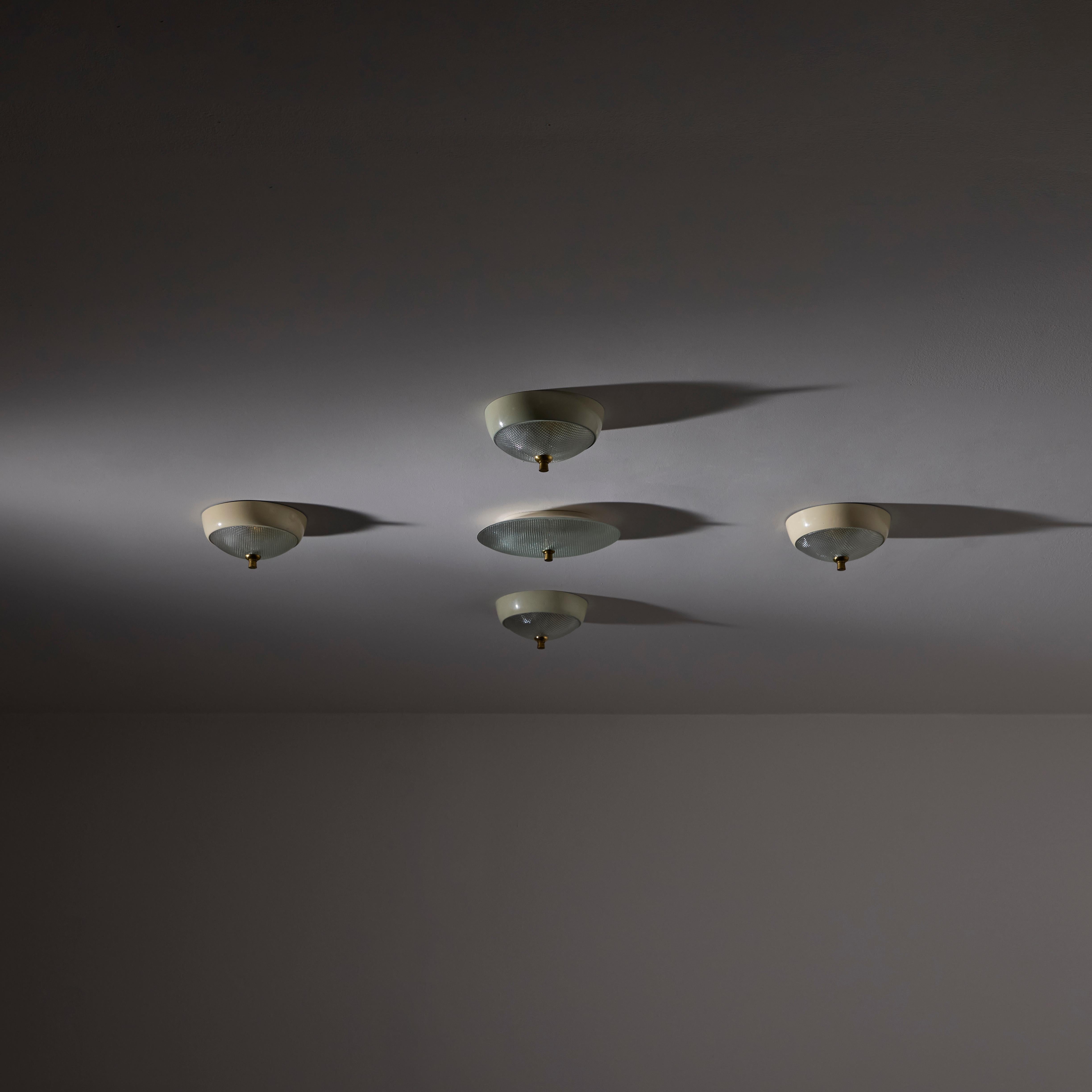 Mid-Century Modern Three Ceiling or Wall Lights by Lumi For Sale