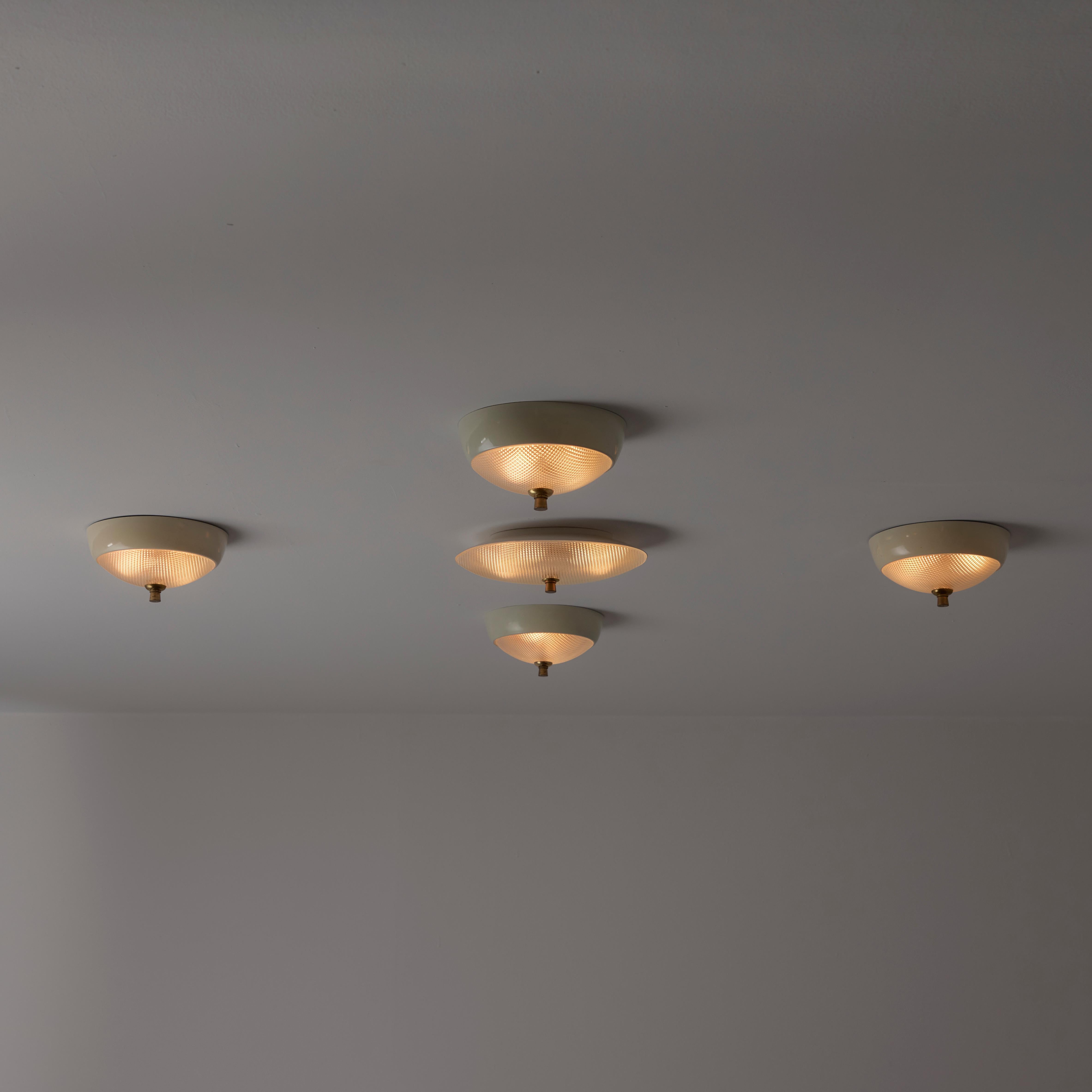 20th Century Three Ceiling or Wall Lights by Lumi For Sale