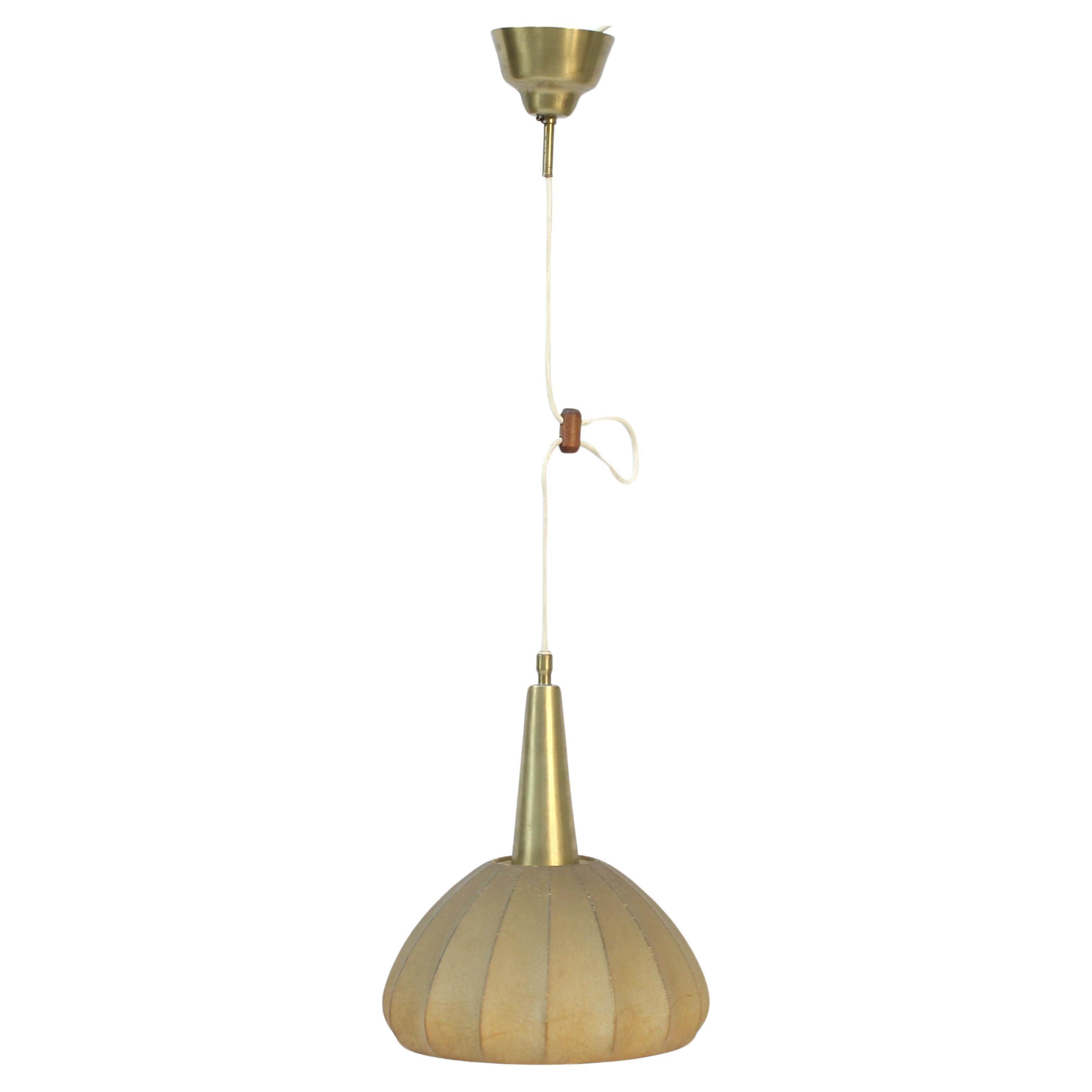 Ceiling pendant, attributed to Hans Bergström, Ateljé Lyktan, 1950s For Sale