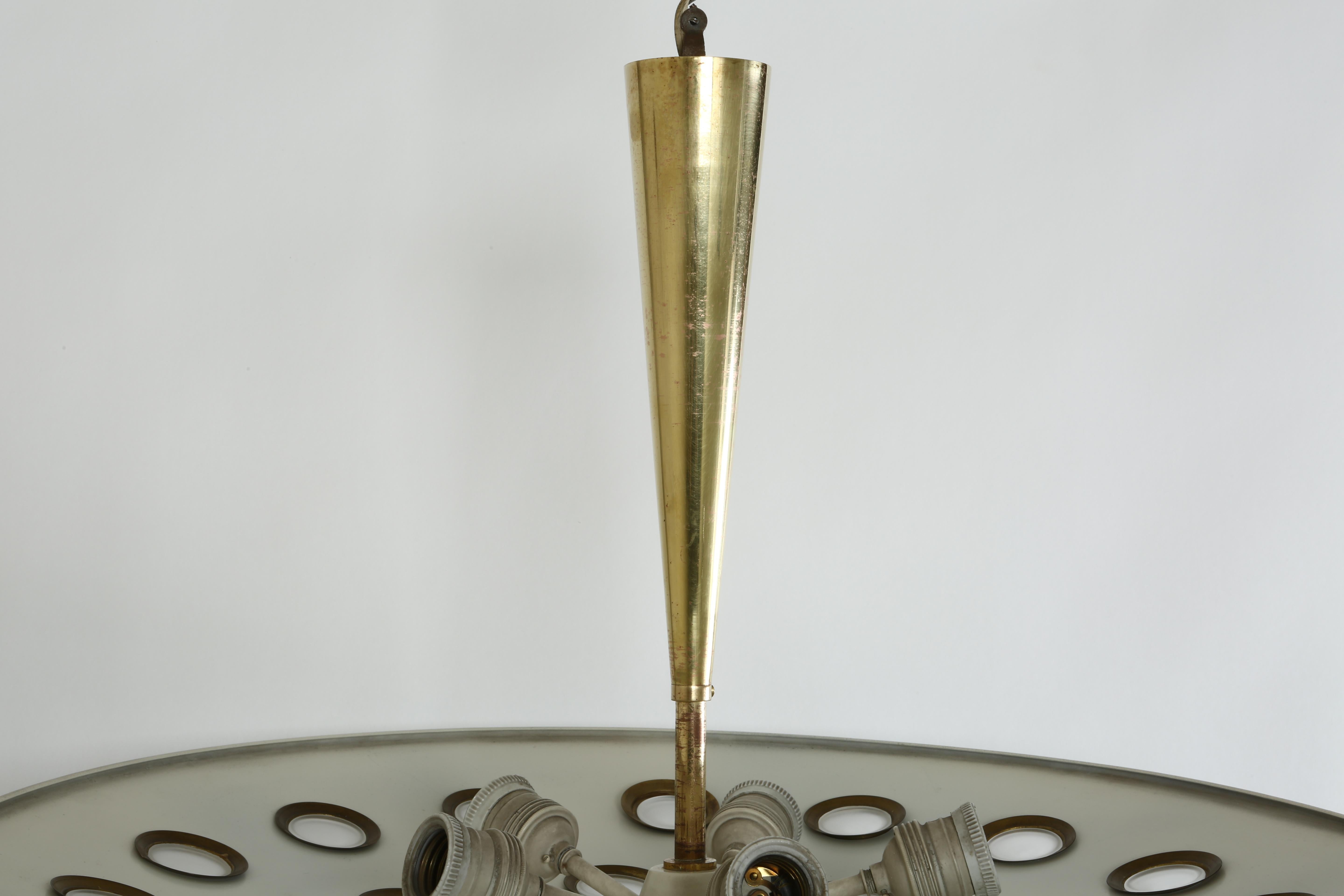 Gino Sarfatti chandelier, attributed 6