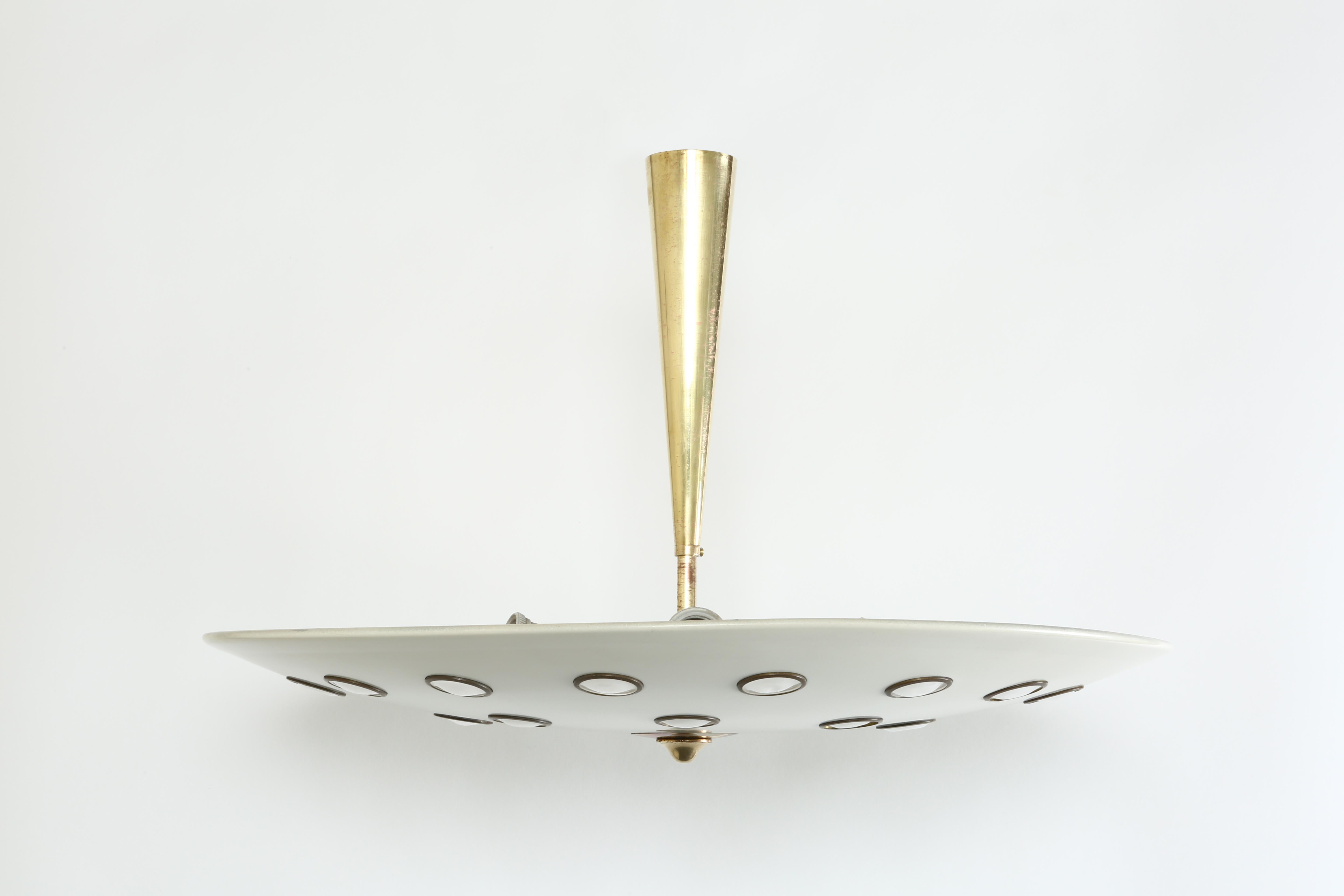 Mid-20th Century Gino Sarfatti chandelier, attributed