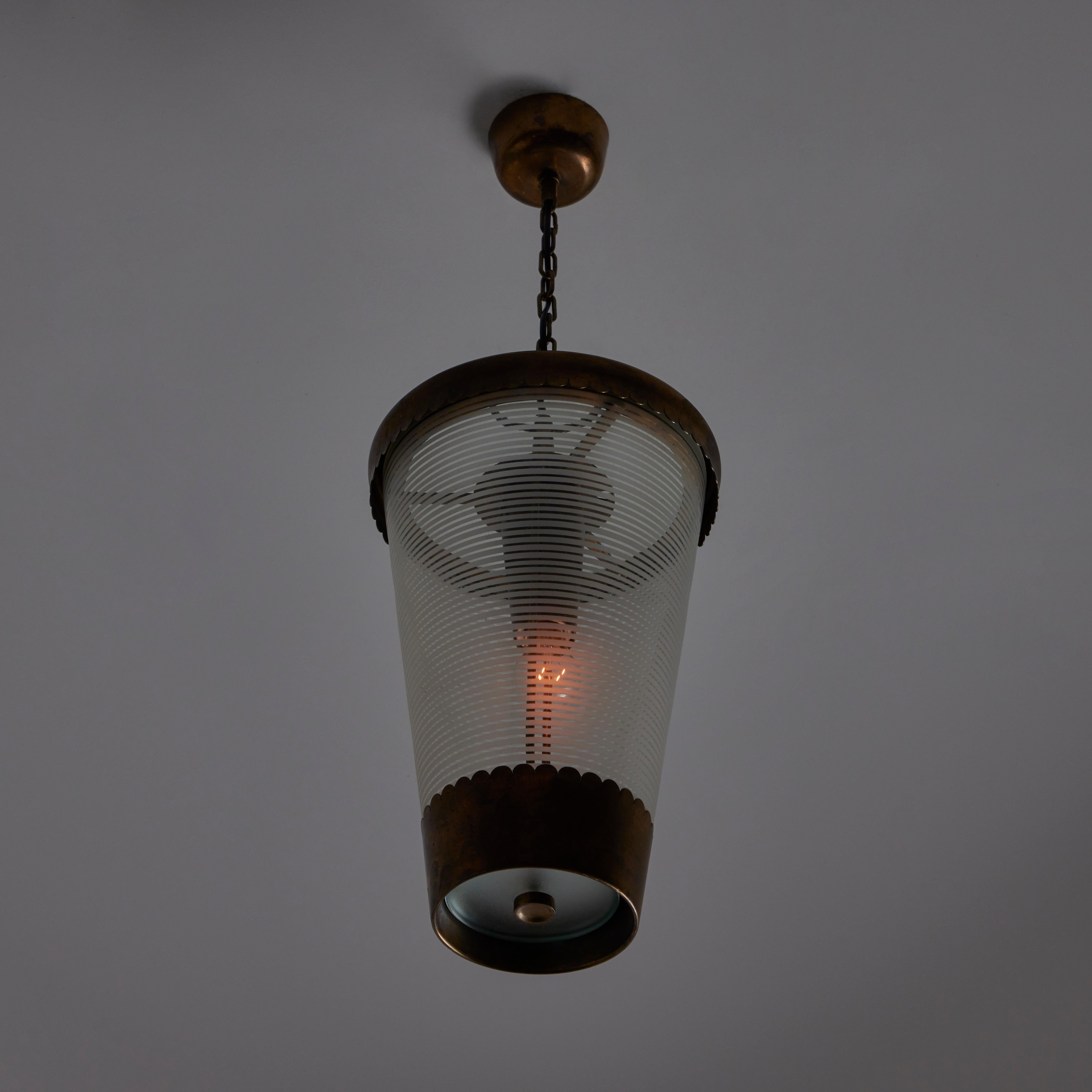 Ceiling Pendant by Pietro Chiesa for Fontana Arte 6