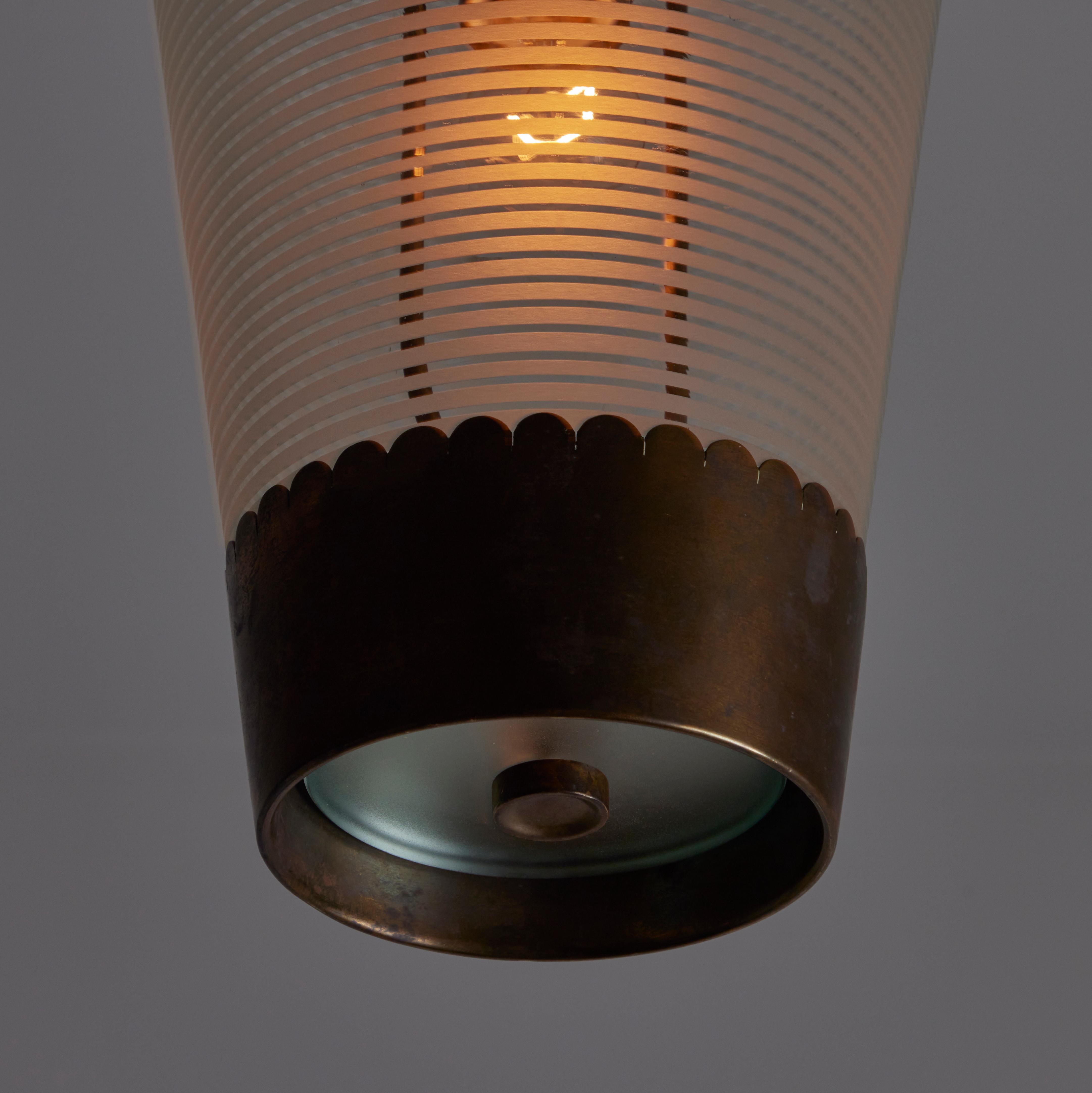 Mid-Century Modern Ceiling Pendant by Pietro Chiesa for Fontana Arte