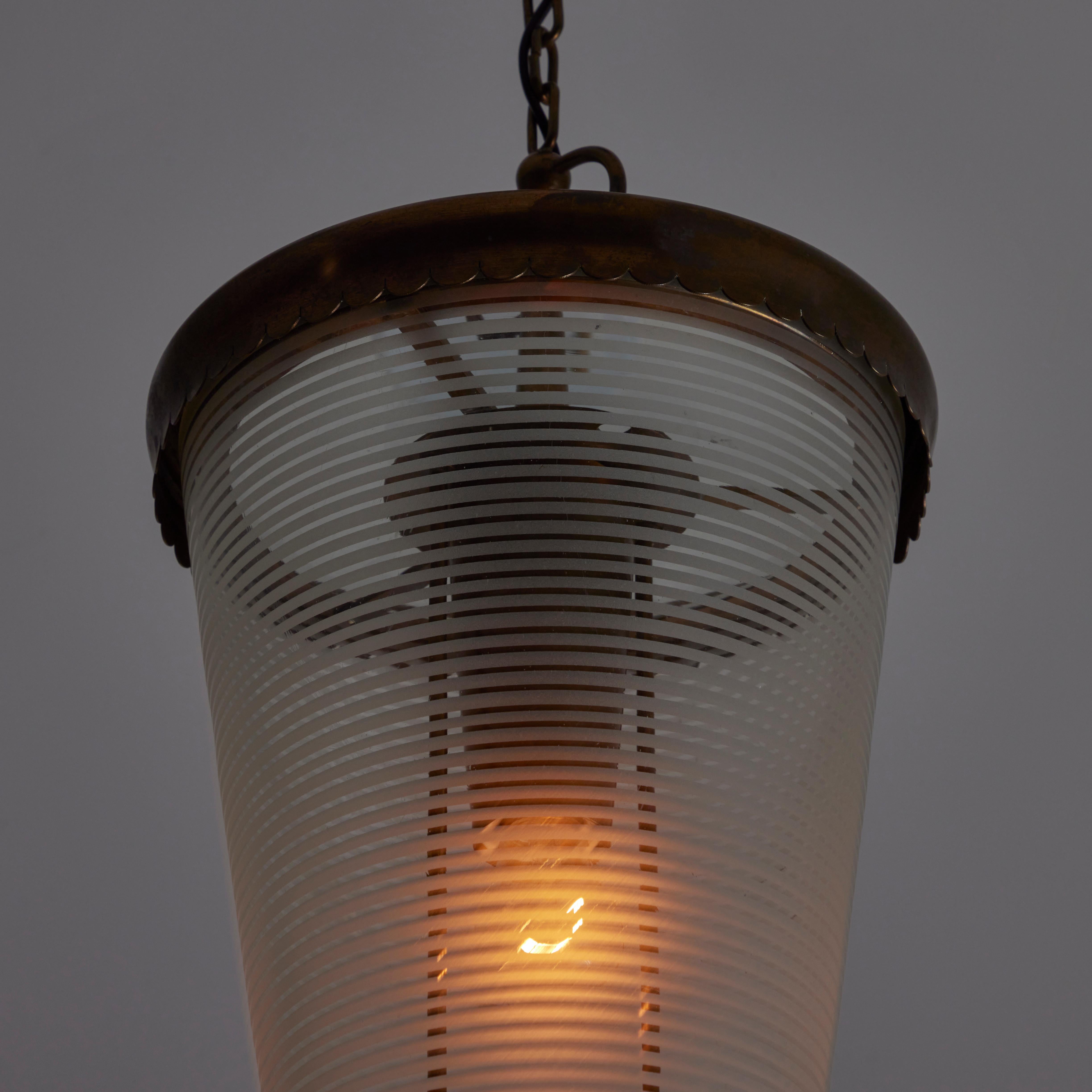 Italian Ceiling Pendant by Pietro Chiesa for Fontana Arte