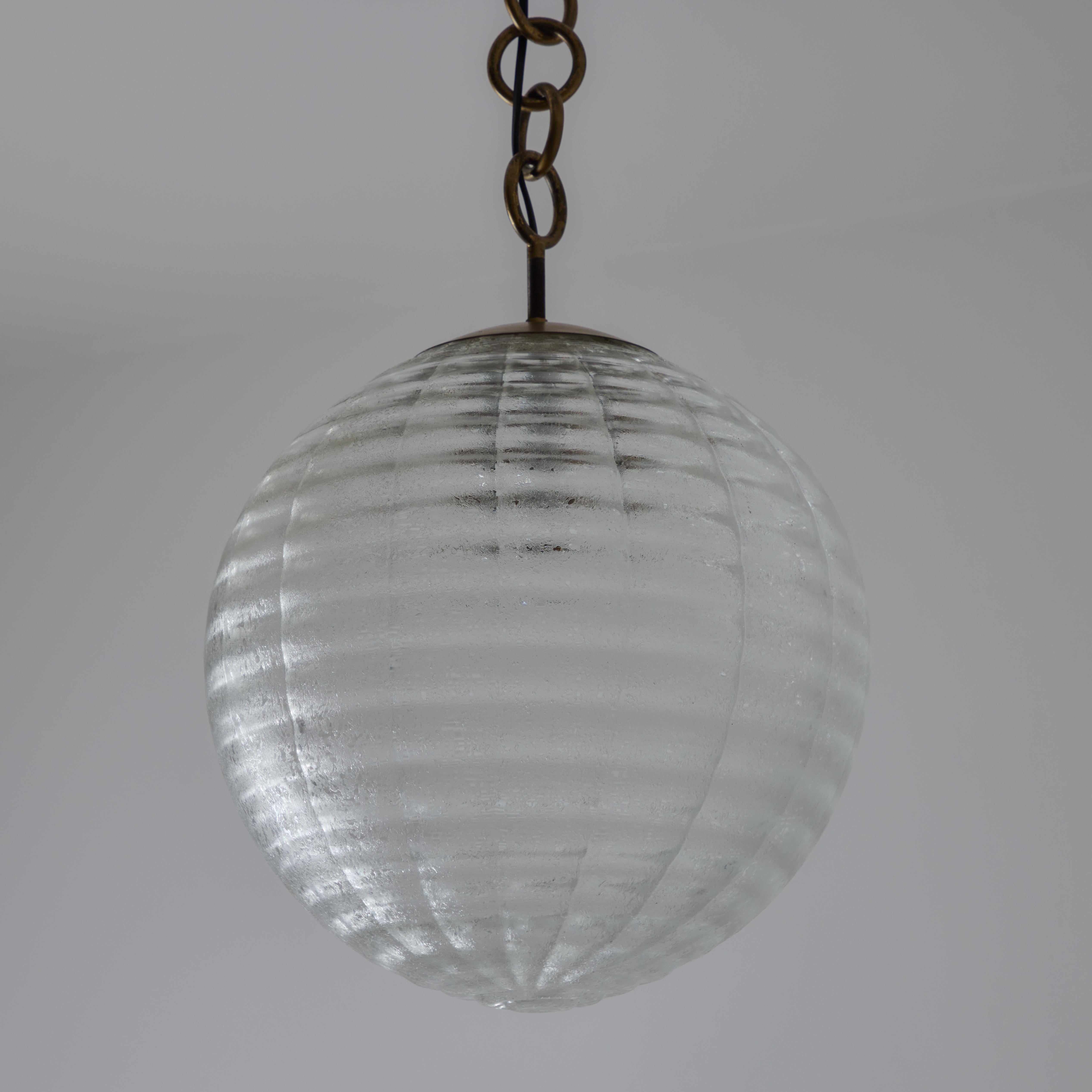 Vetro soffiato Ciondolo da soffitto di Seguso in vendita