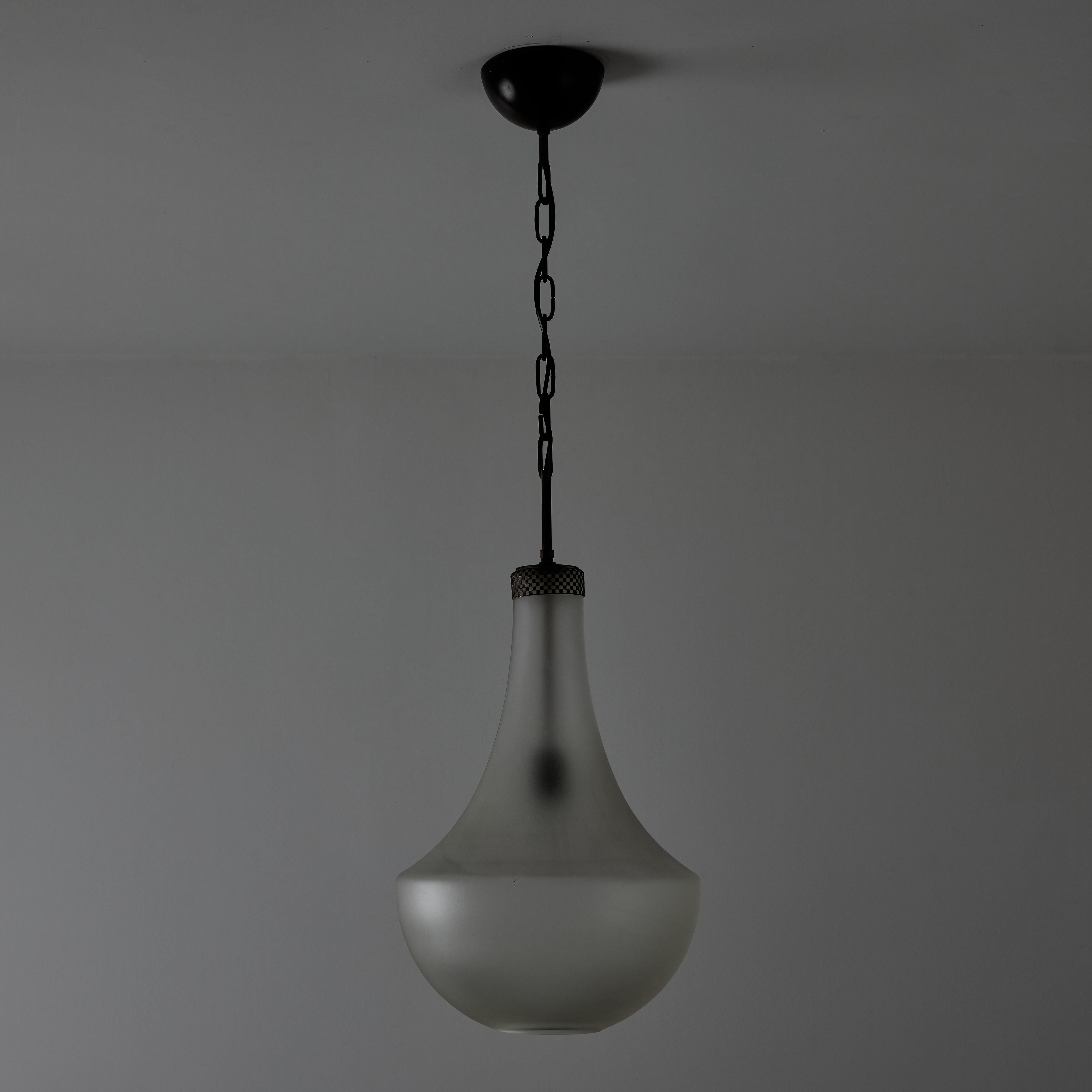 Brass Ceiling Pendant by Stilnovo