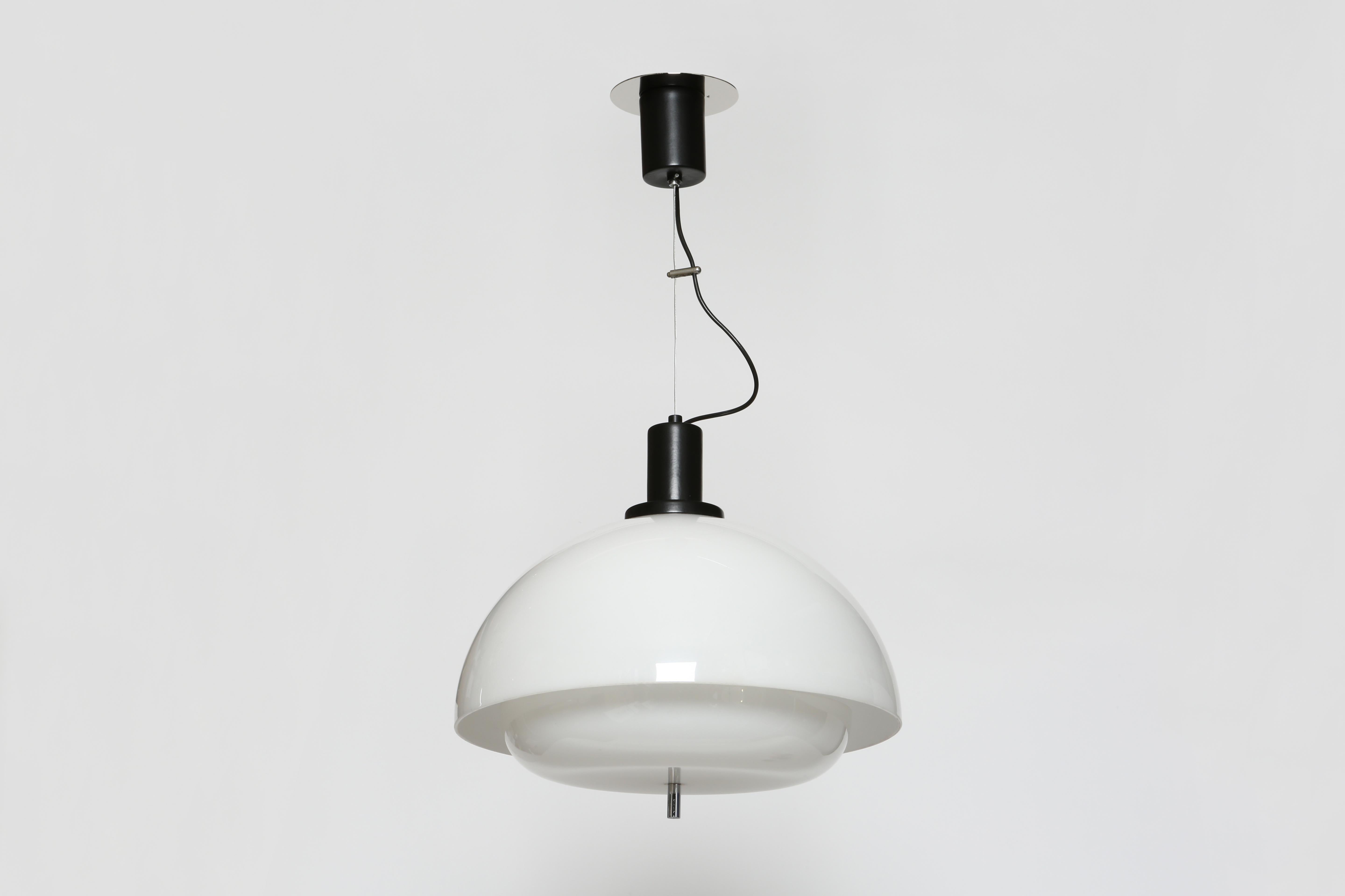 Mid-Century moderno Pendente a soffitto di Stilux, Italia, circa anni '60 in vendita