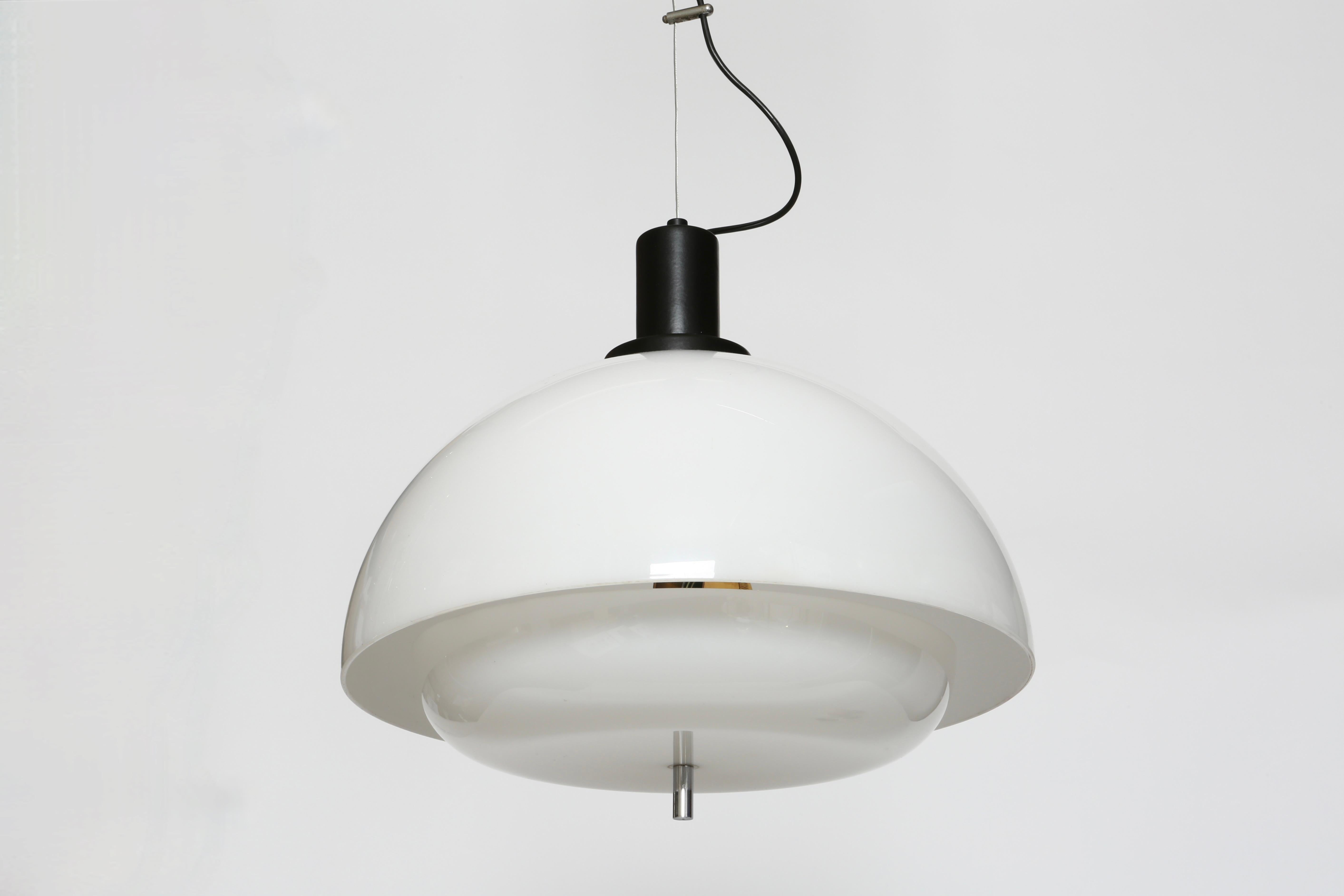 Smaltato Pendente a soffitto di Stilux, Italia, circa anni '60 in vendita