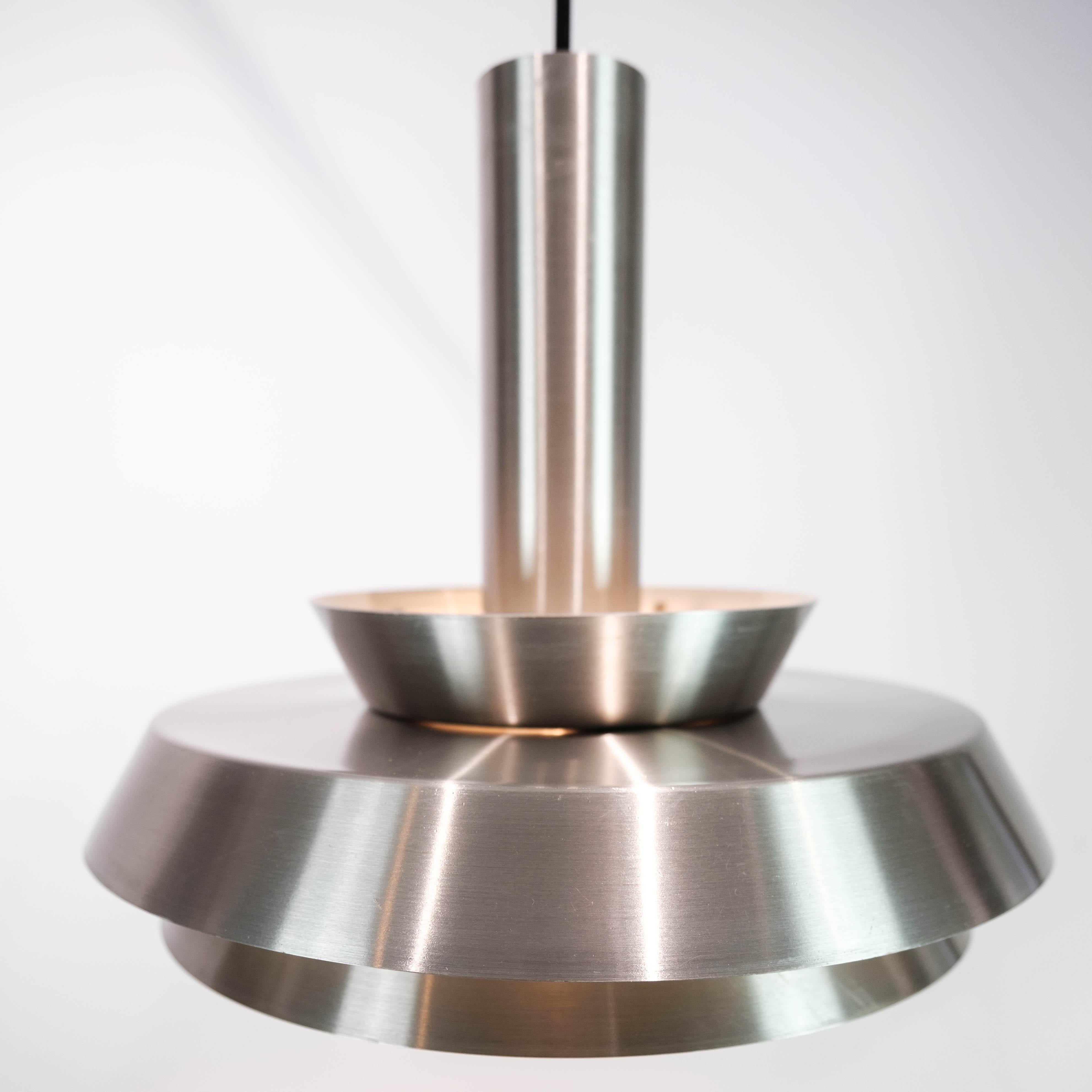 Mid-20th Century Ceiling Pendant in Steel of Danish Design from the 1960s For Sale