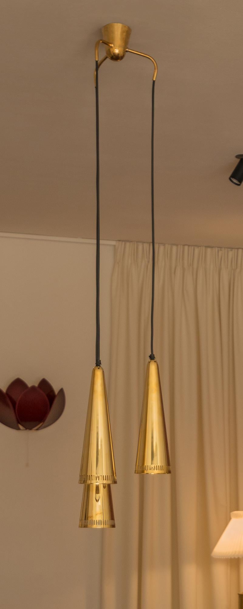 Finnish Ceiling pendant “K2-48” by Mauri Almari for Idman For Sale