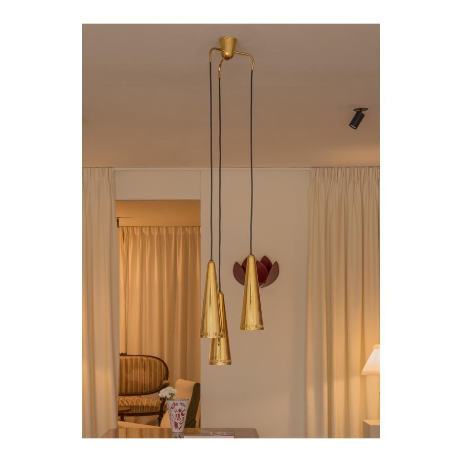 Scandinavian Modern Ceiling pendant “K2-48” by Mauri Almari for Idman For Sale