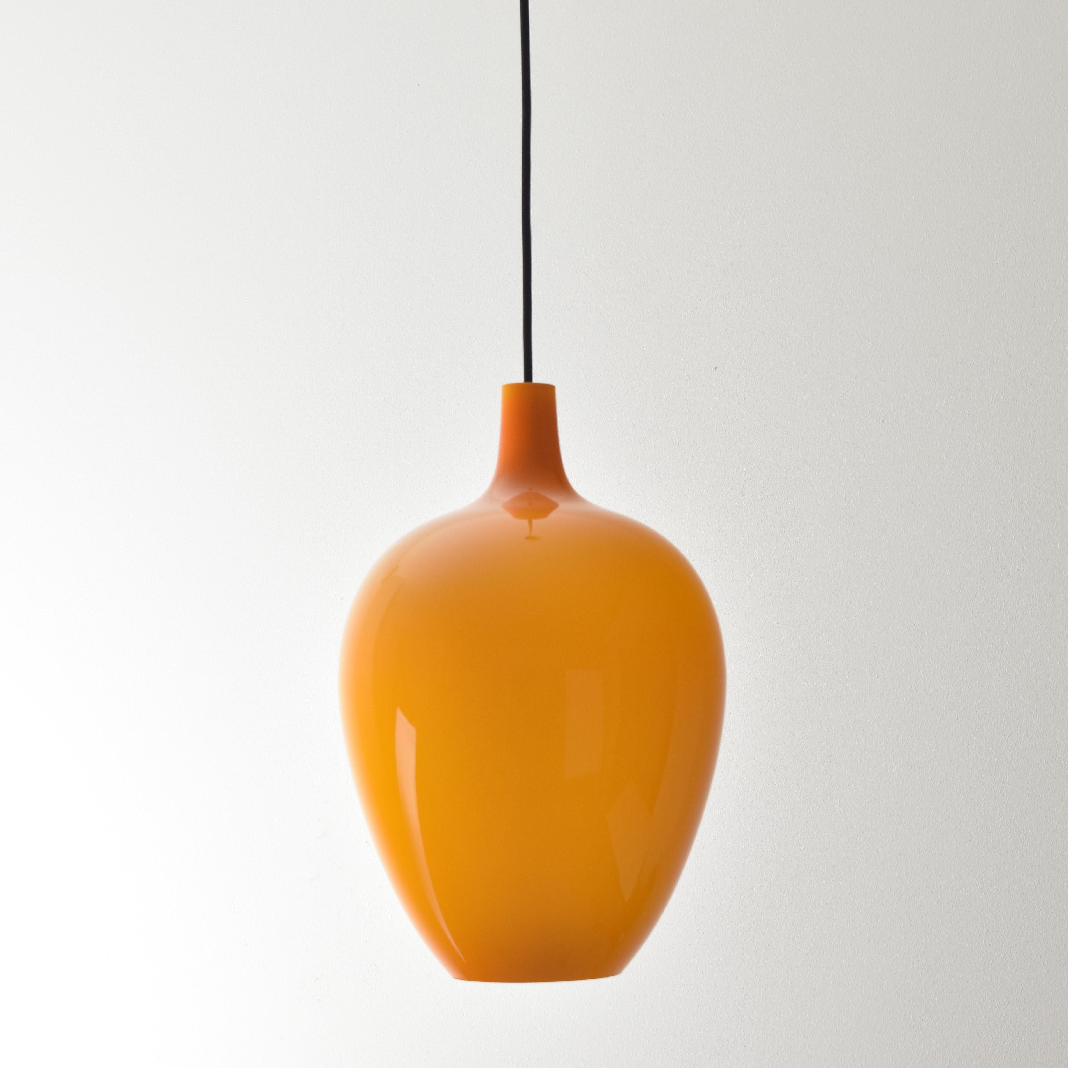Italian 1960s Jo Hammerborg Pompei Pendant Lamp for Fog & Morup and Holmegaard, Denmark For Sale