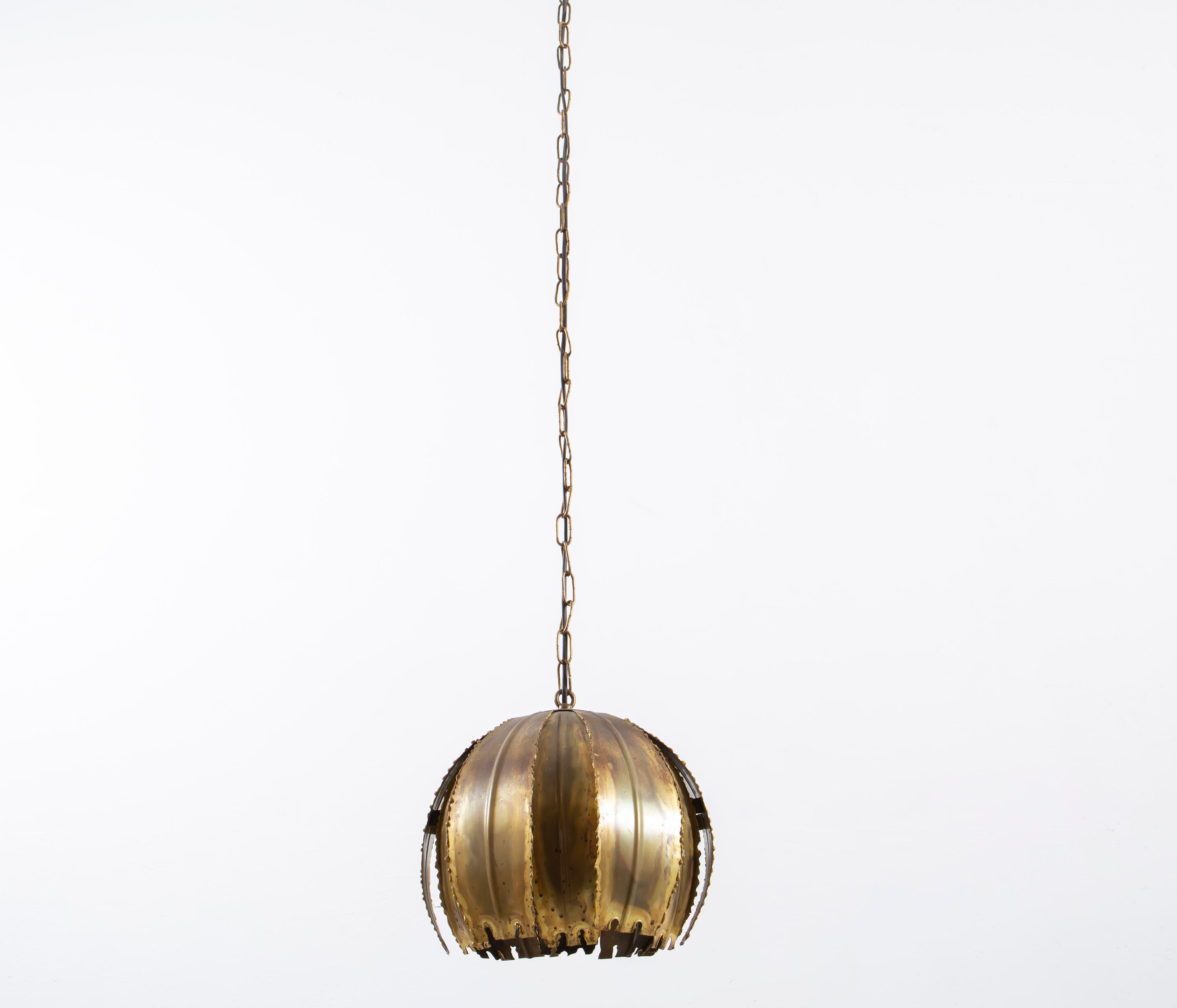 Late 20th Century Ceiling Pendant Light 'Poppy' by Svend Aage Holm Sorensen, 1970s For Sale