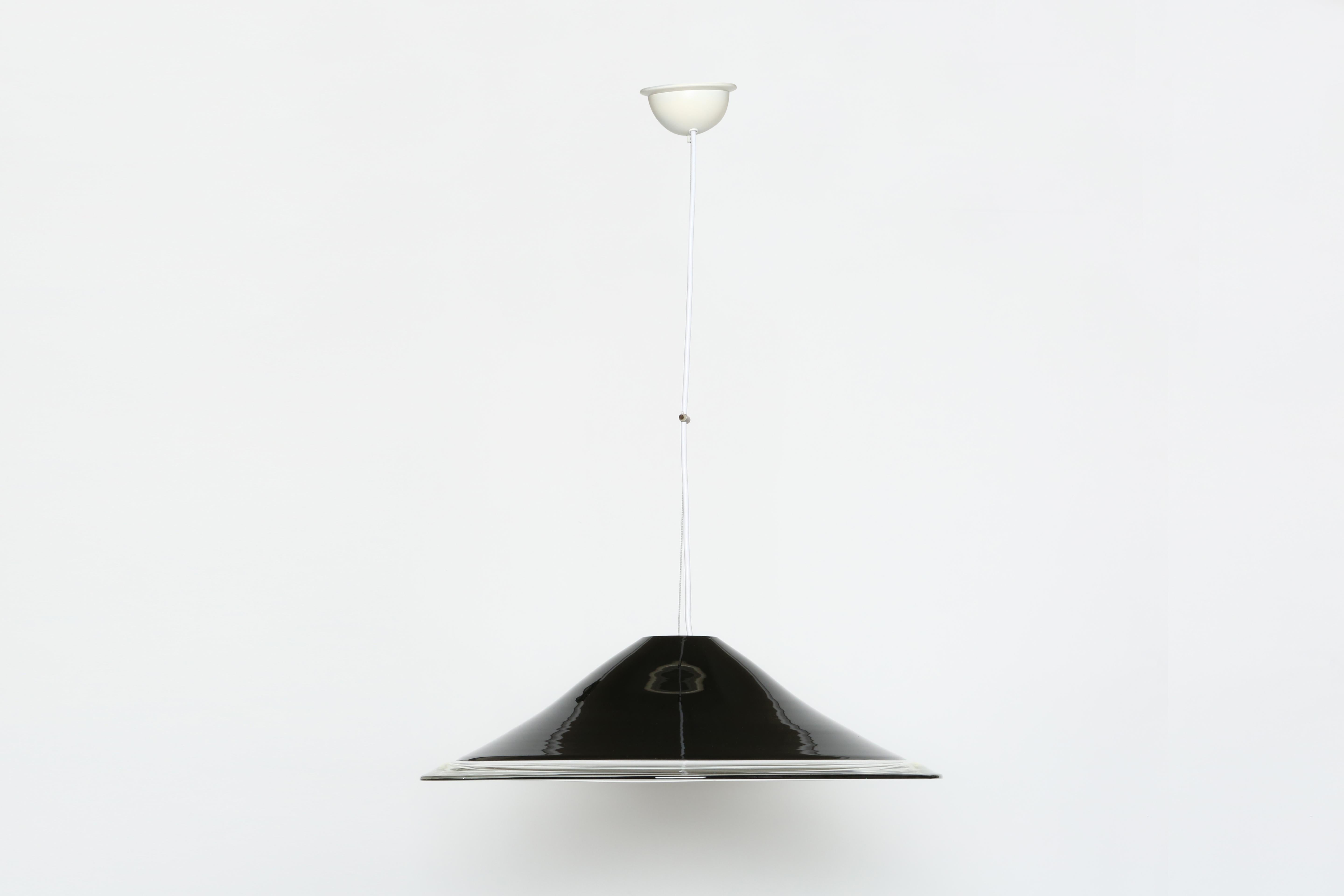 Mid-Century Modern Ceiling Pendant Lights by Renato Toso for Leucos, circa 1960s For Sale
