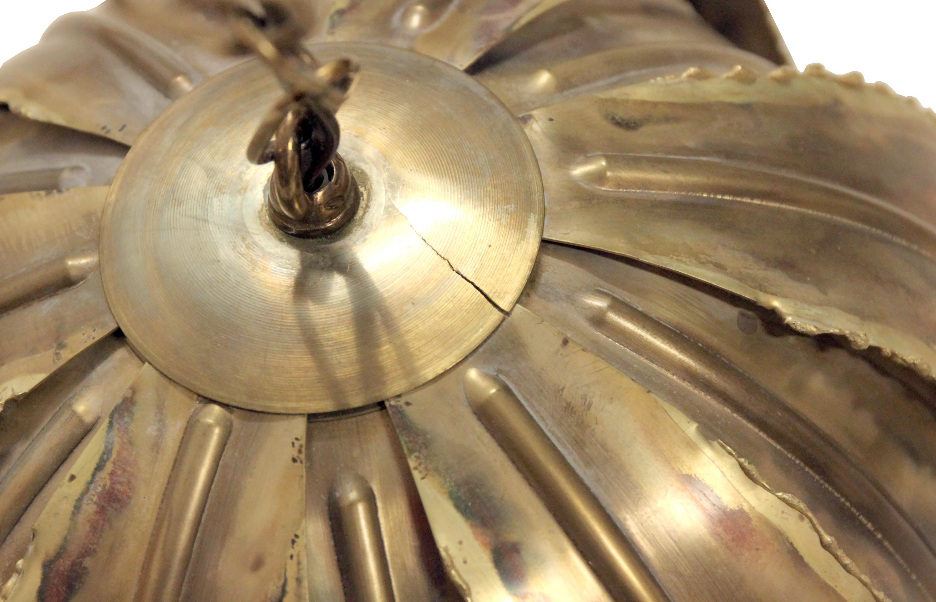Late 20th Century Ceiling Pendant 'Poppy' by Svend Aage Holm Sorensen, 1970s For Sale