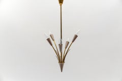 Ceiling Sputnik Lamp in the Manner of Arteluce, Italy, 1950s