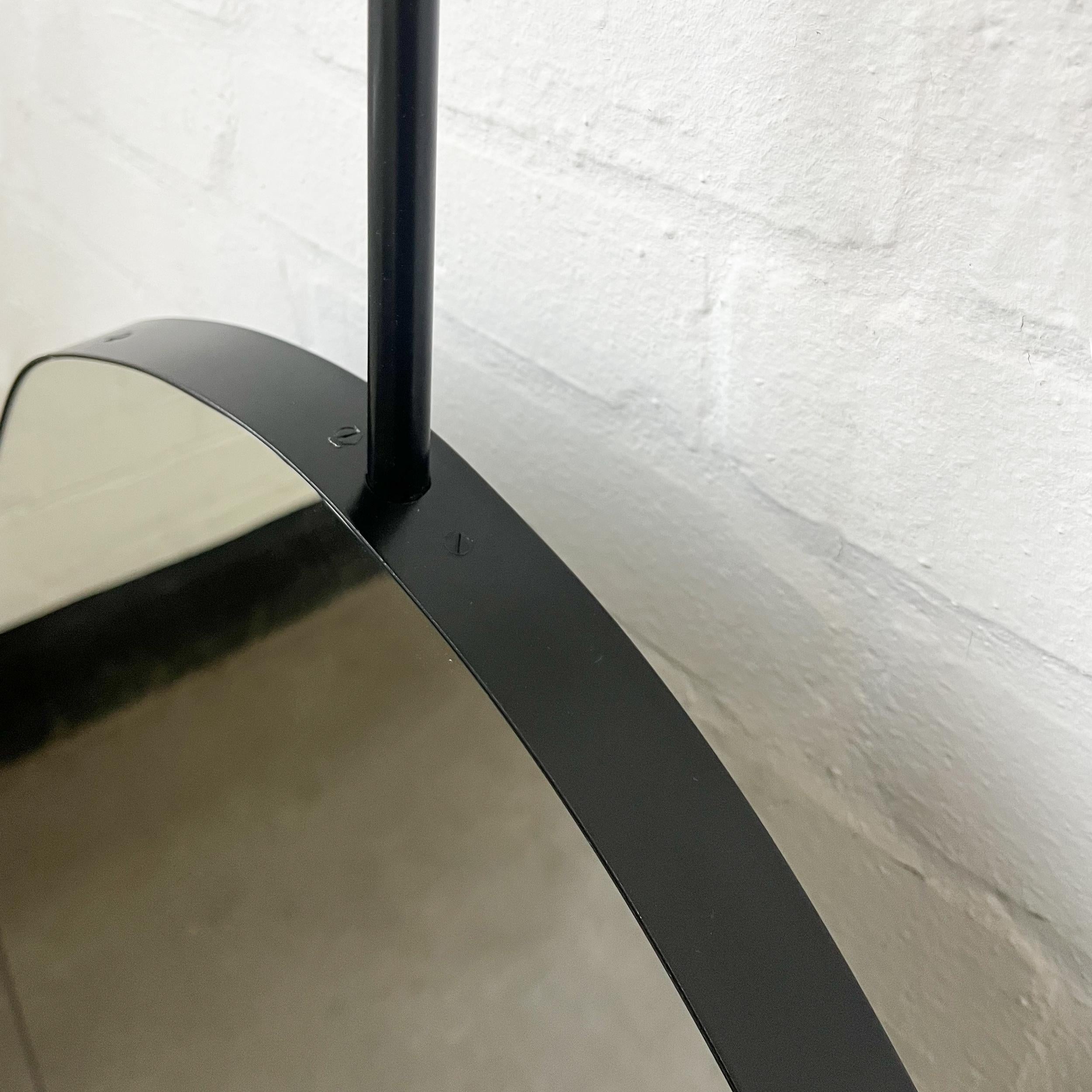 Roca Ceiling Suspended Freeform Mirror with Minimalist Black Frame For Sale 1