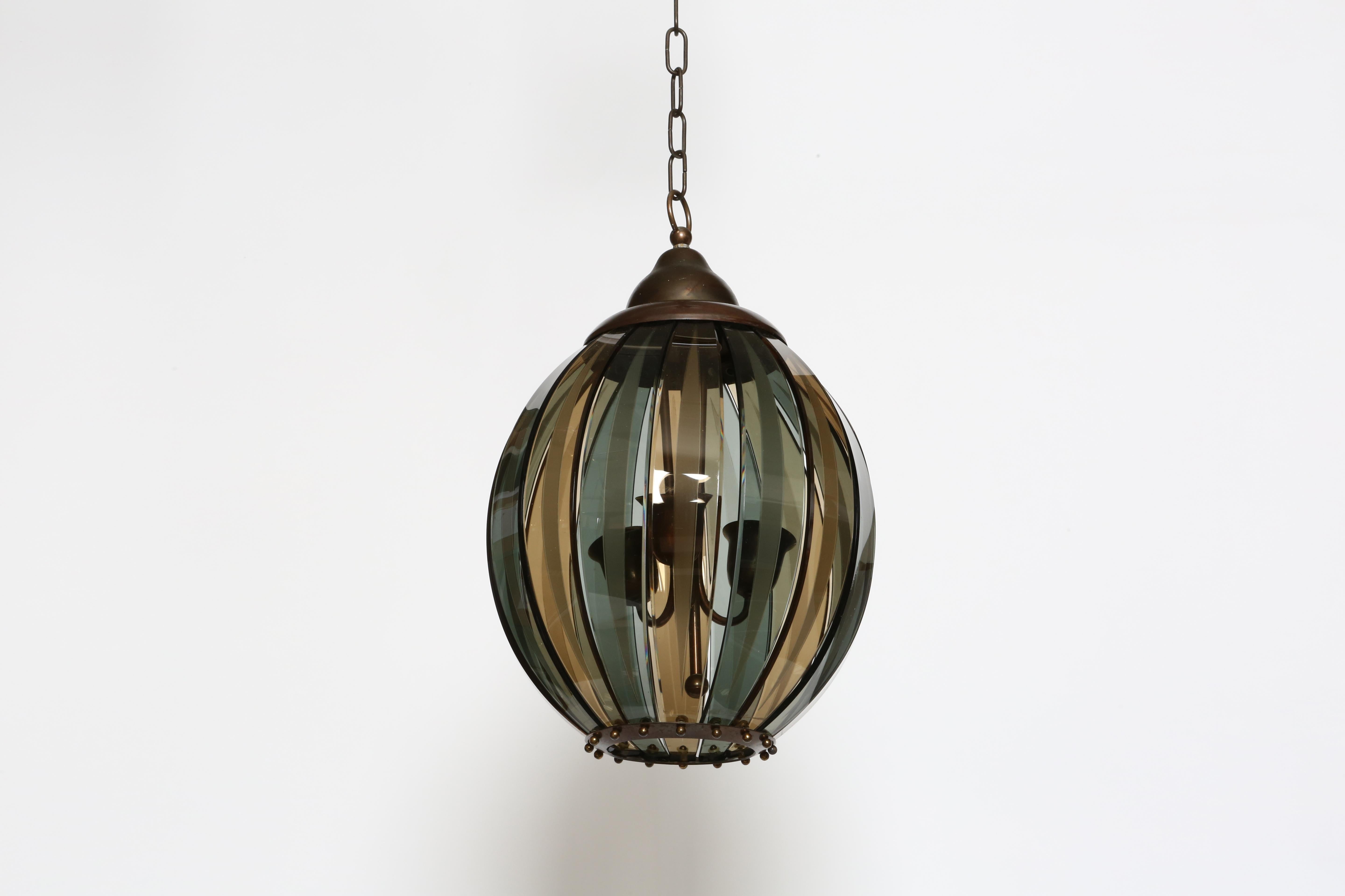 Ceiling Suspension Light von Stilnovo, zugeschrieben (Moderne der Mitte des Jahrhunderts) im Angebot