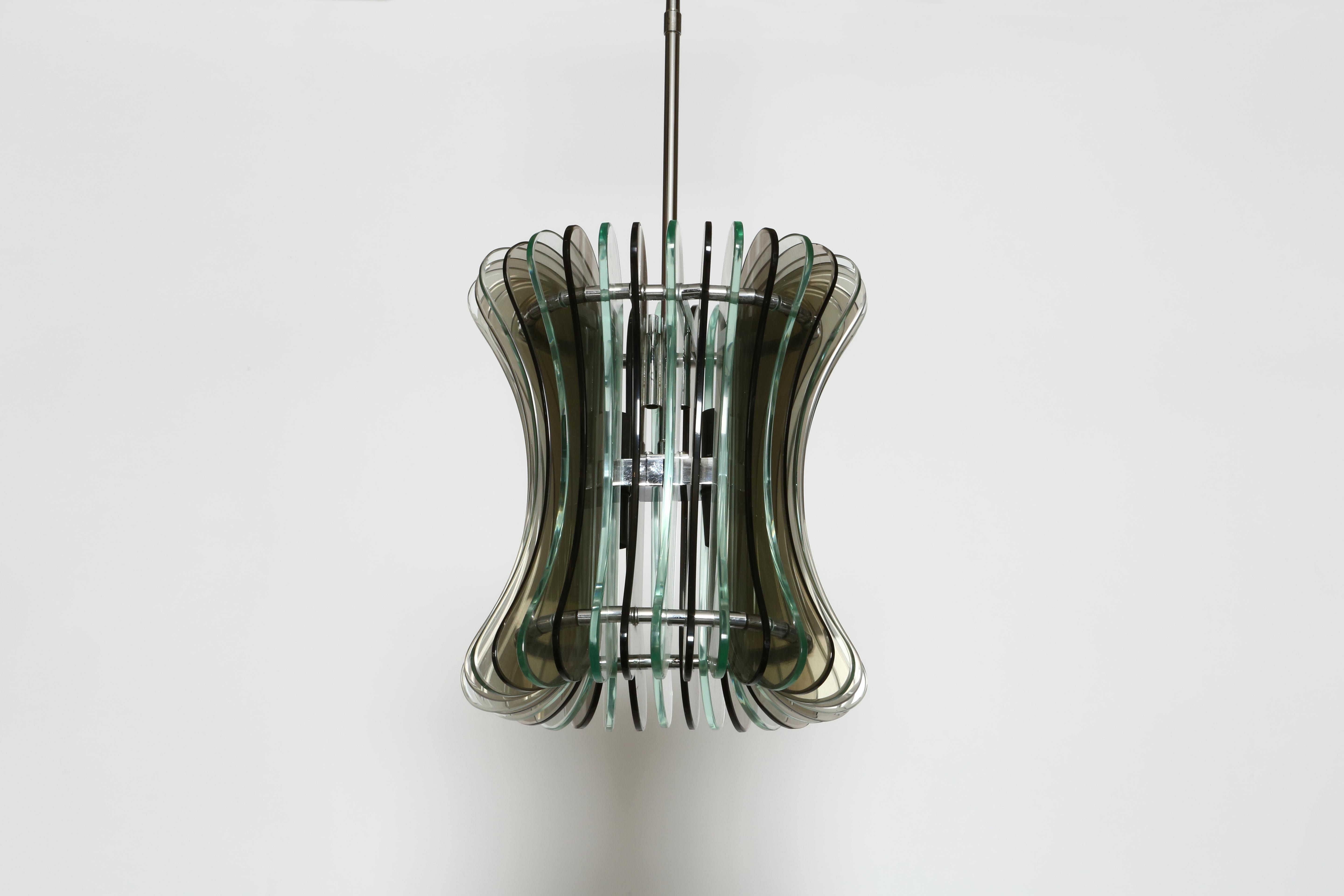 Late 20th Century Ceiling Suspension Light by Veca