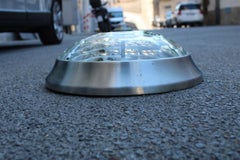 Lumi Milano Decken-Wandleuchte aus Aluminium mit Diamanten aus Glas, Italien, Mid-century