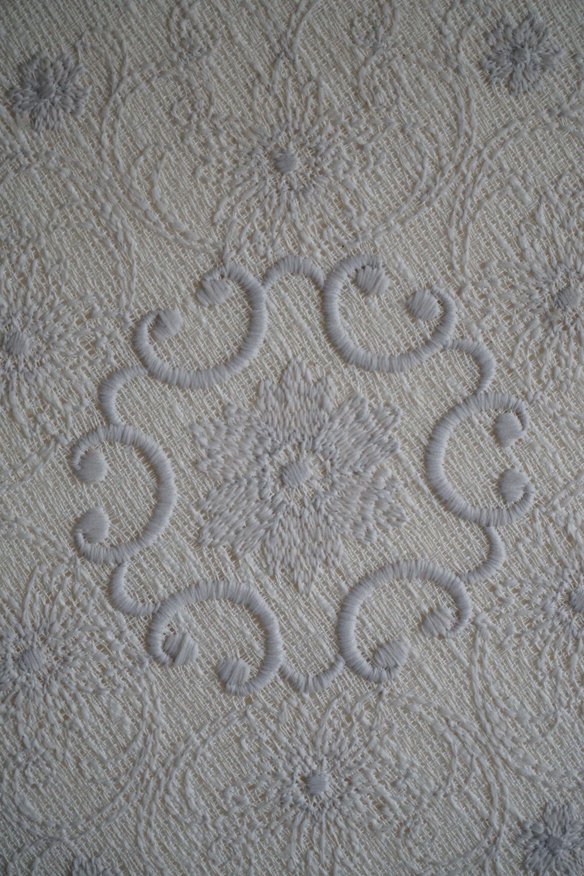 Ceiling / Wall Scone in Linen, Silk & Lace, Swedish Mid Century Modern, 1960s  For Sale 8