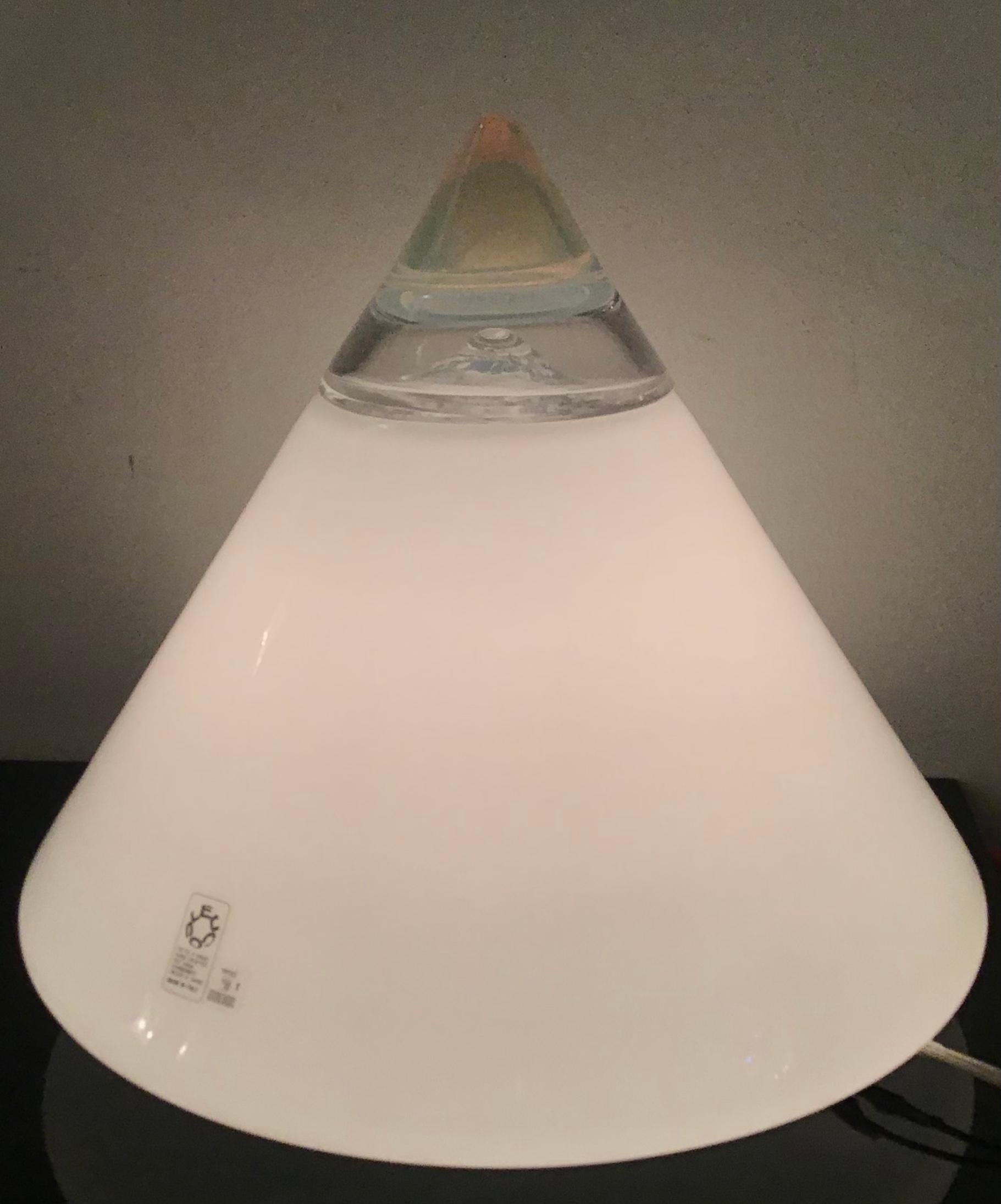 Ceilling Light/Table Lamp Murano Glass Leucos 1960 Italy For Sale 2