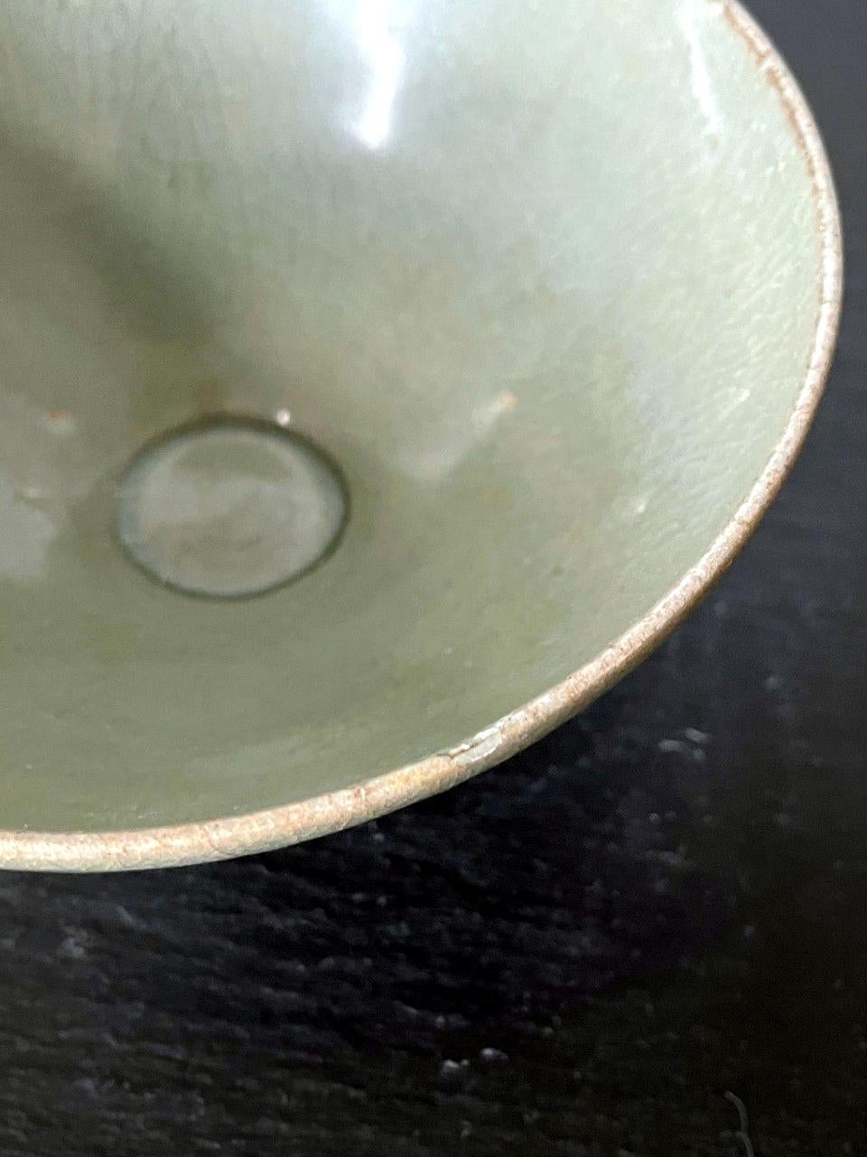 Celadon Ceramic Lotus Bowl Korean Goryeo Dynasty 6