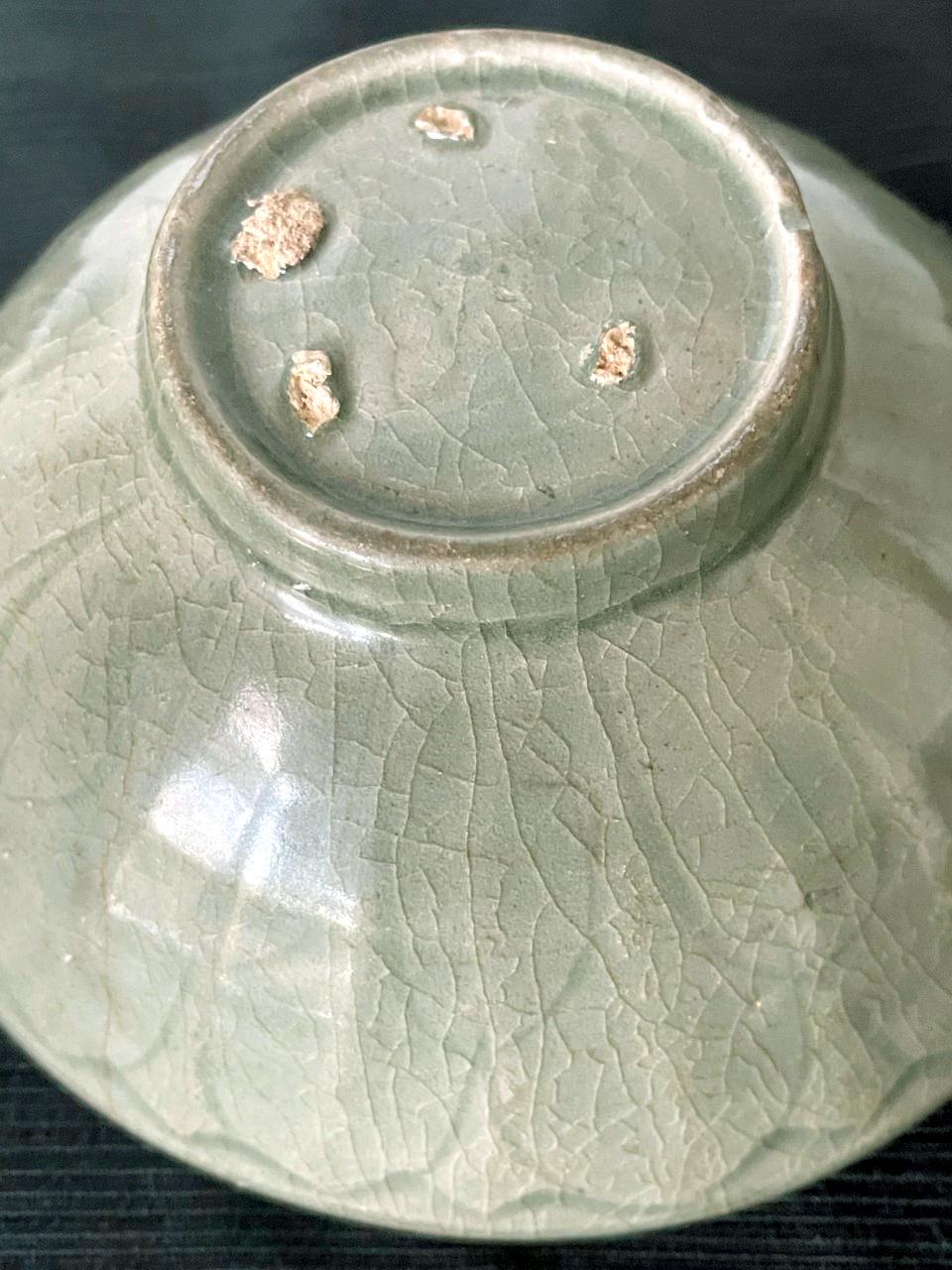 Celadon Ceramic Lotus Bowl Korean Goryeo Dynasty 7