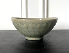 Celadon Ceramic Lotus Bowl Korean Goryeo Dynasty