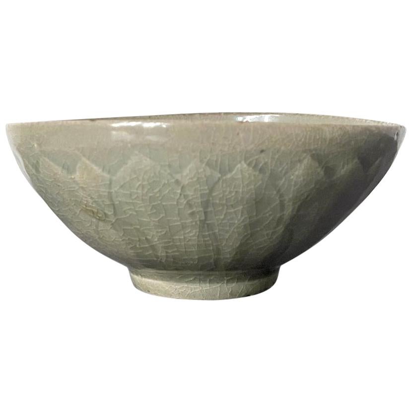 Celadon Ceramic Lotus Bowl Korean Goryeo Dynasty