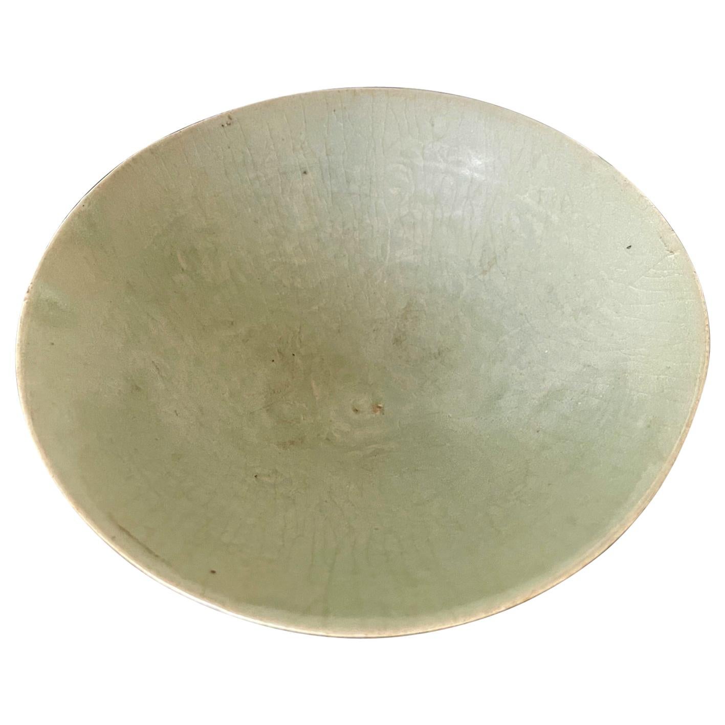 Celadon Ceramic Tea Bowl Korean Goryeo Dynasty