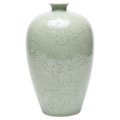 Vase Meiping en nuage céladon