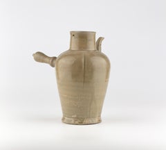 Celadon Ewer with Straight Handle, Tang to Northern Song Dynasty