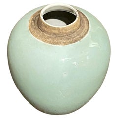 Celadon Glaze Small Ceramic Vase, China, Contemporary