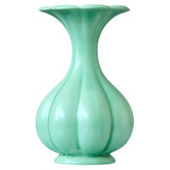 Vase Art déco en céramique vert céladon par Arthur Percy pour Gefle, Suède, années 1930