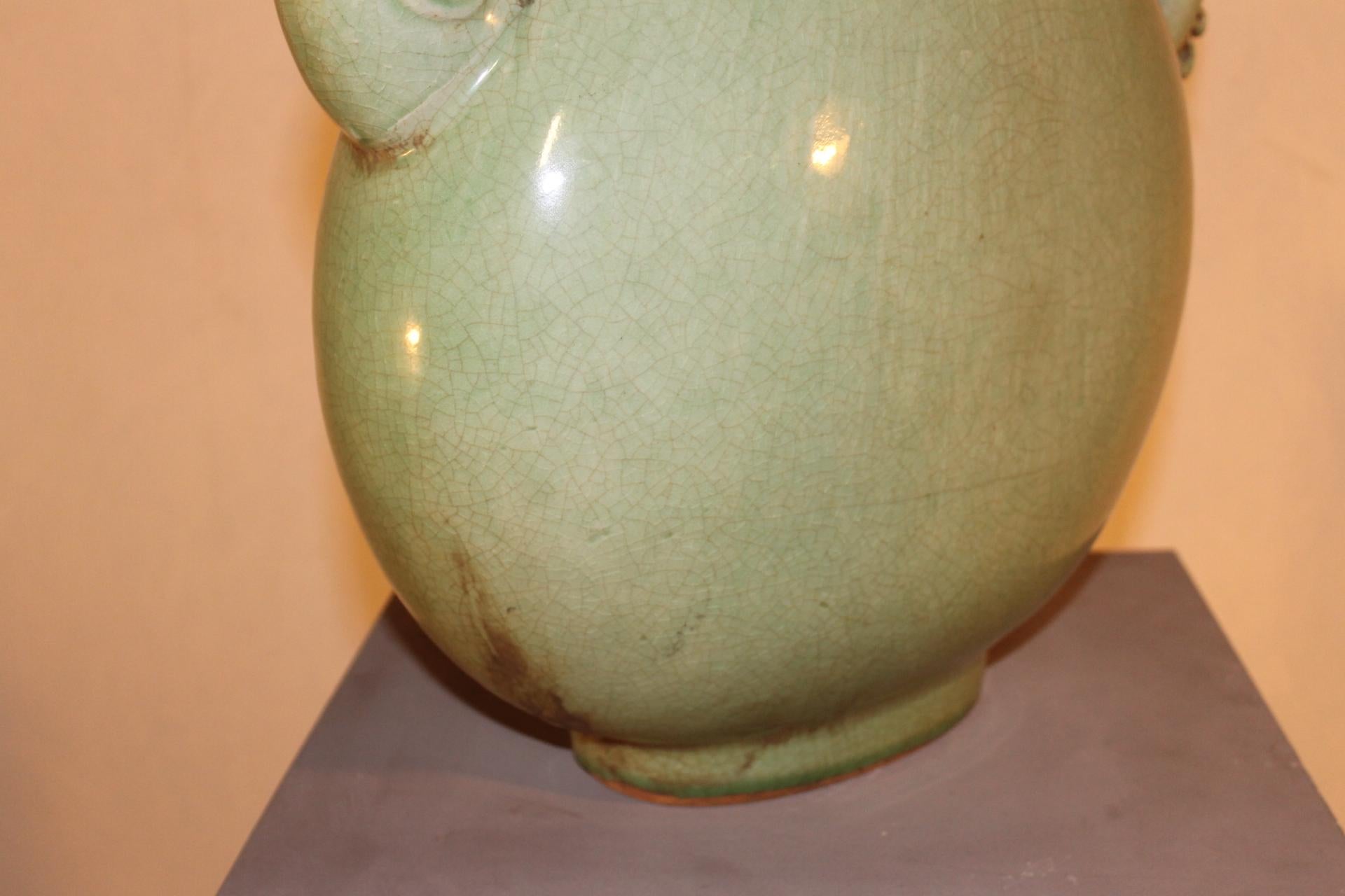Celadon Green Ceramic Teapot, China, 20th Century For Sale 10