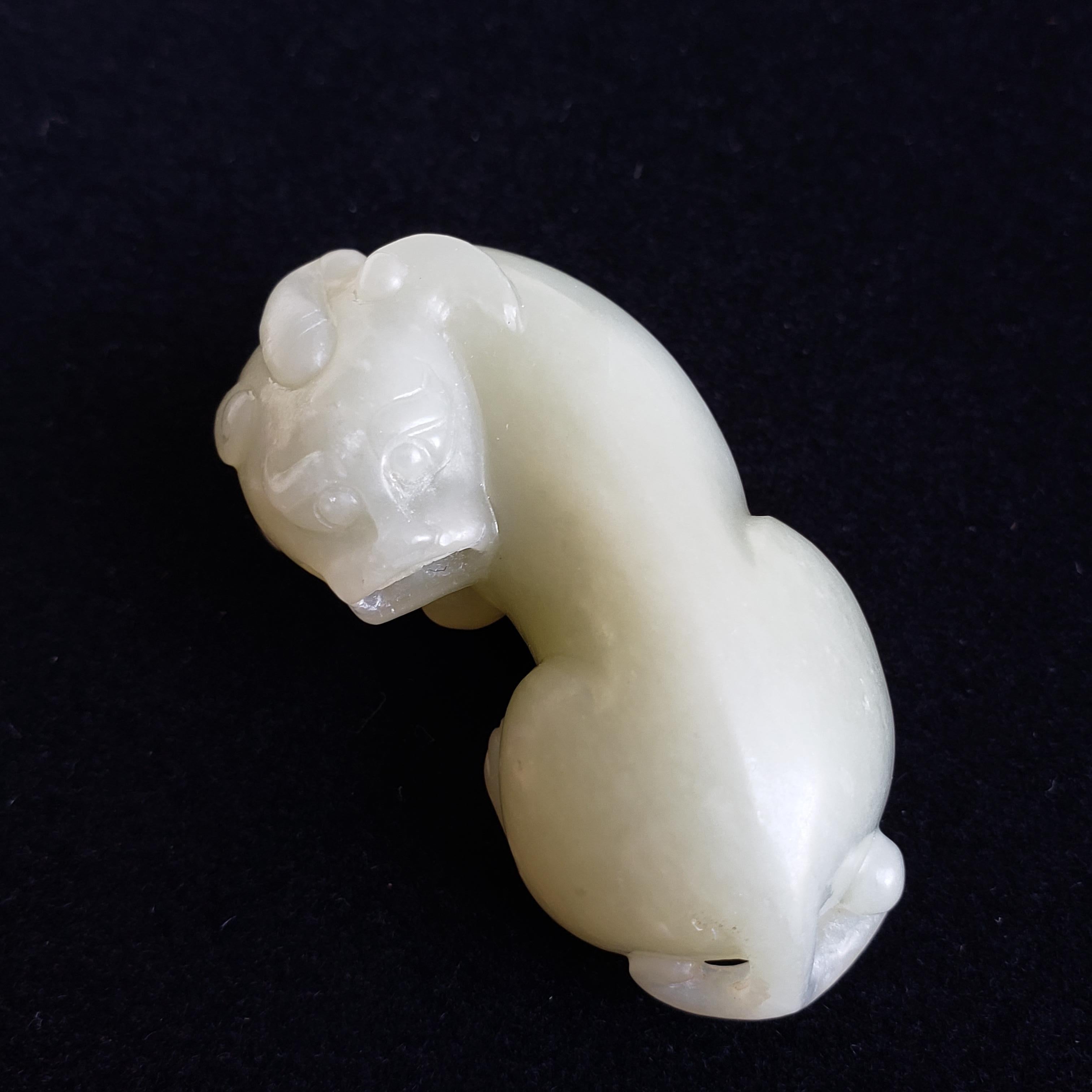 Celadon Jade Fabelhafte Bestie für Damen oder Herren im Angebot