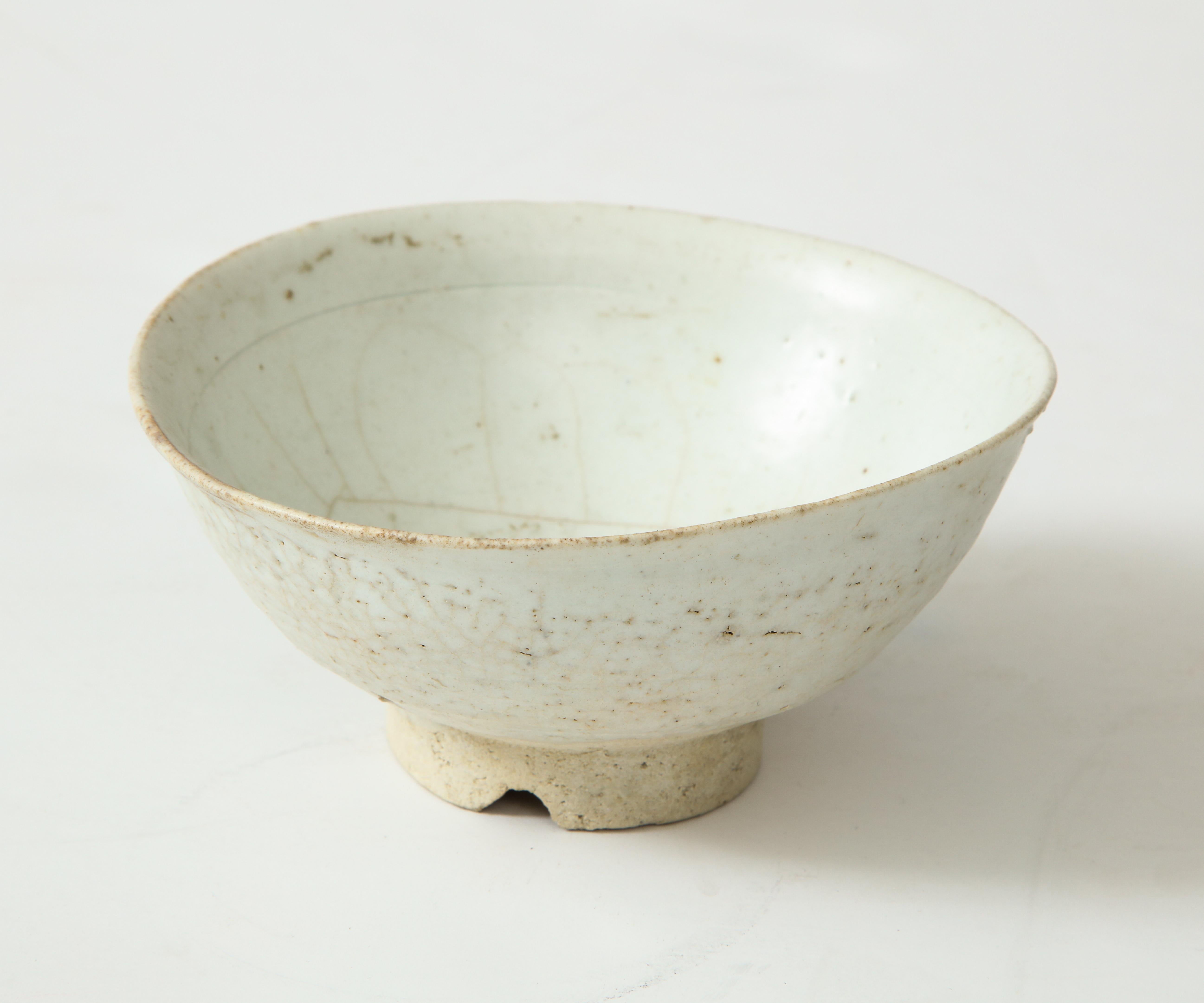 Ceramic Celadon Porcelain Bowl, Attributed to Chosen Period, Korea