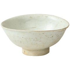 Antique Celadon Porcelain Bowl, Attributed to Chosen Period, Korea