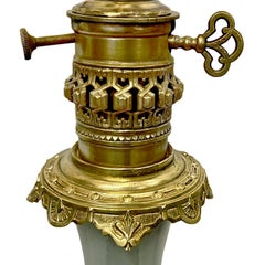 Lámpara de porcelana celadón