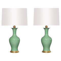 Celadon Porcelain Lamps