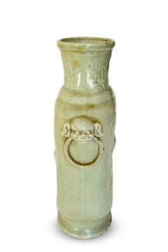Vase aus Celadon-Porzellan:: China:: Kangxi-Periode