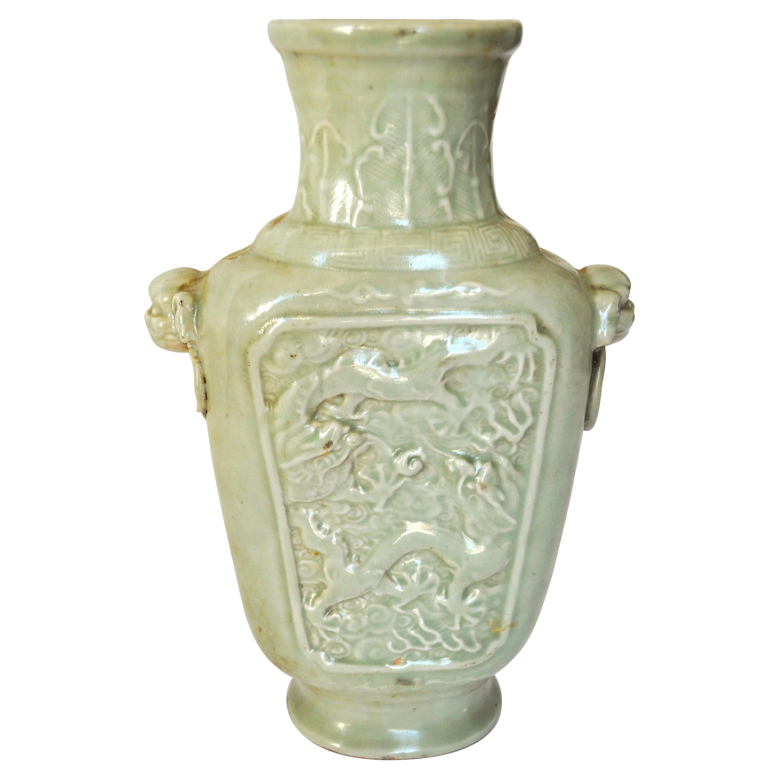 Celadon Porcelain Vase, China, Kangxi Period