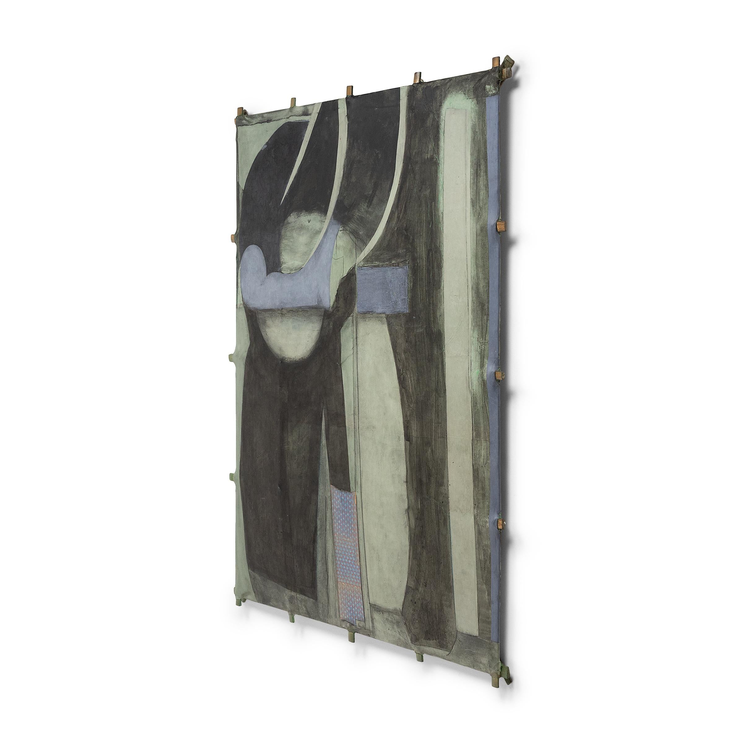 Based in Chicago, IL, contemporary artist Michael Thompson creates unique kites, collages and mixed media works assembled from material fragments of past and present collected in his travels. His ongoing series of large-scale kites bridge the gap