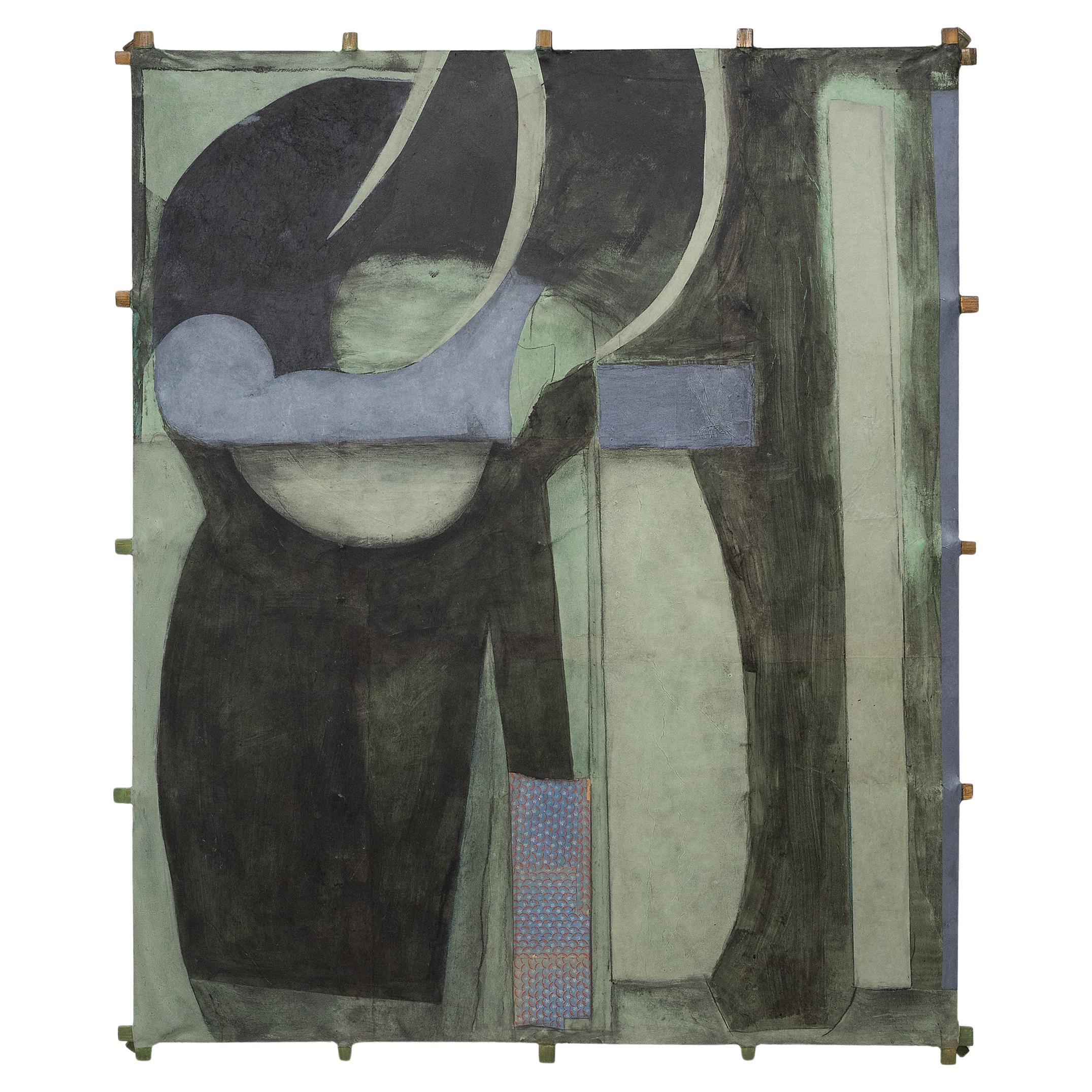 "Celadon Shadow" Kite by Michael Thompson For Sale