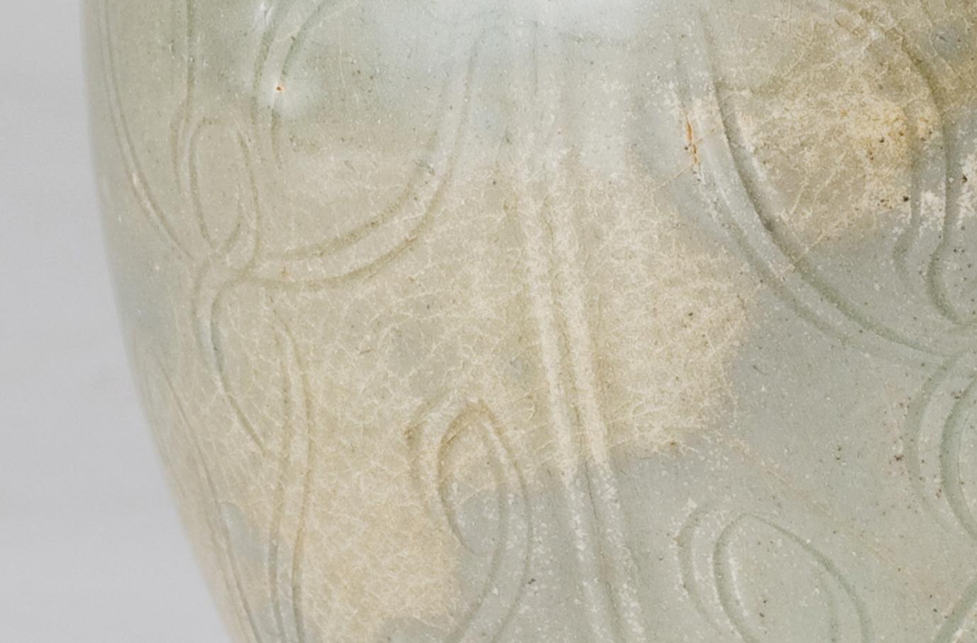 18th Century and Earlier Celadon Vase, Five Dynasties or Northern Song dynasty, 10th-11th Century For Sale