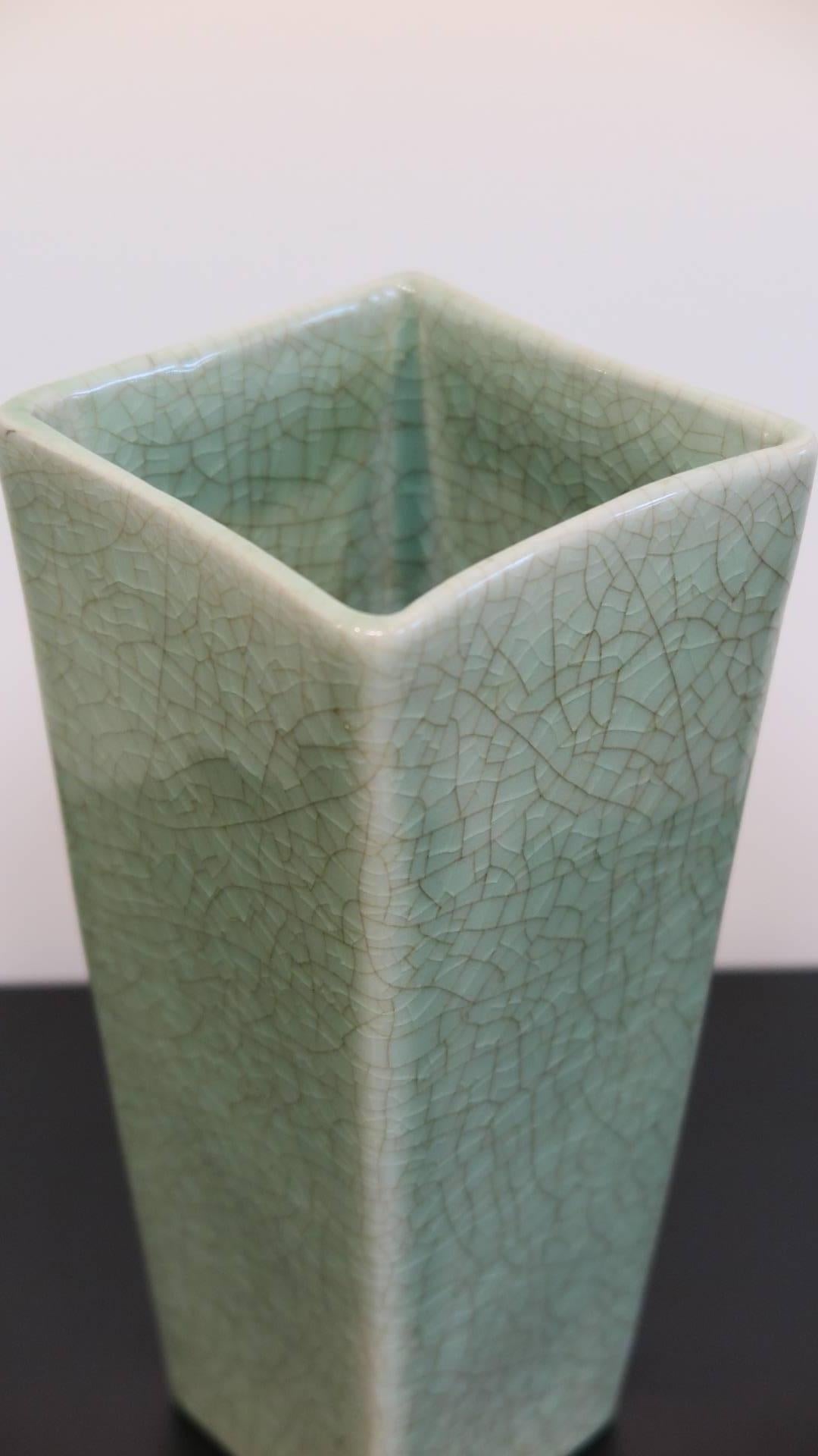 Late 20th Century Celadon Vase