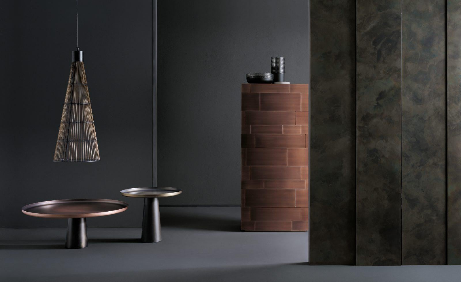 Designed by R&D DeCastelli

Celato is a reference to what is concealed to keep a memory intact; it’s an archetype in which beauty is revealed in stages. 
A monolithic appearance makes Celato a contemporary menhir; like a legend that tells of