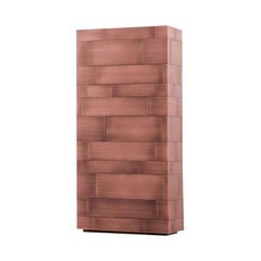 Celato Cabinet / Chest of Drawers in Copper by De Castelli