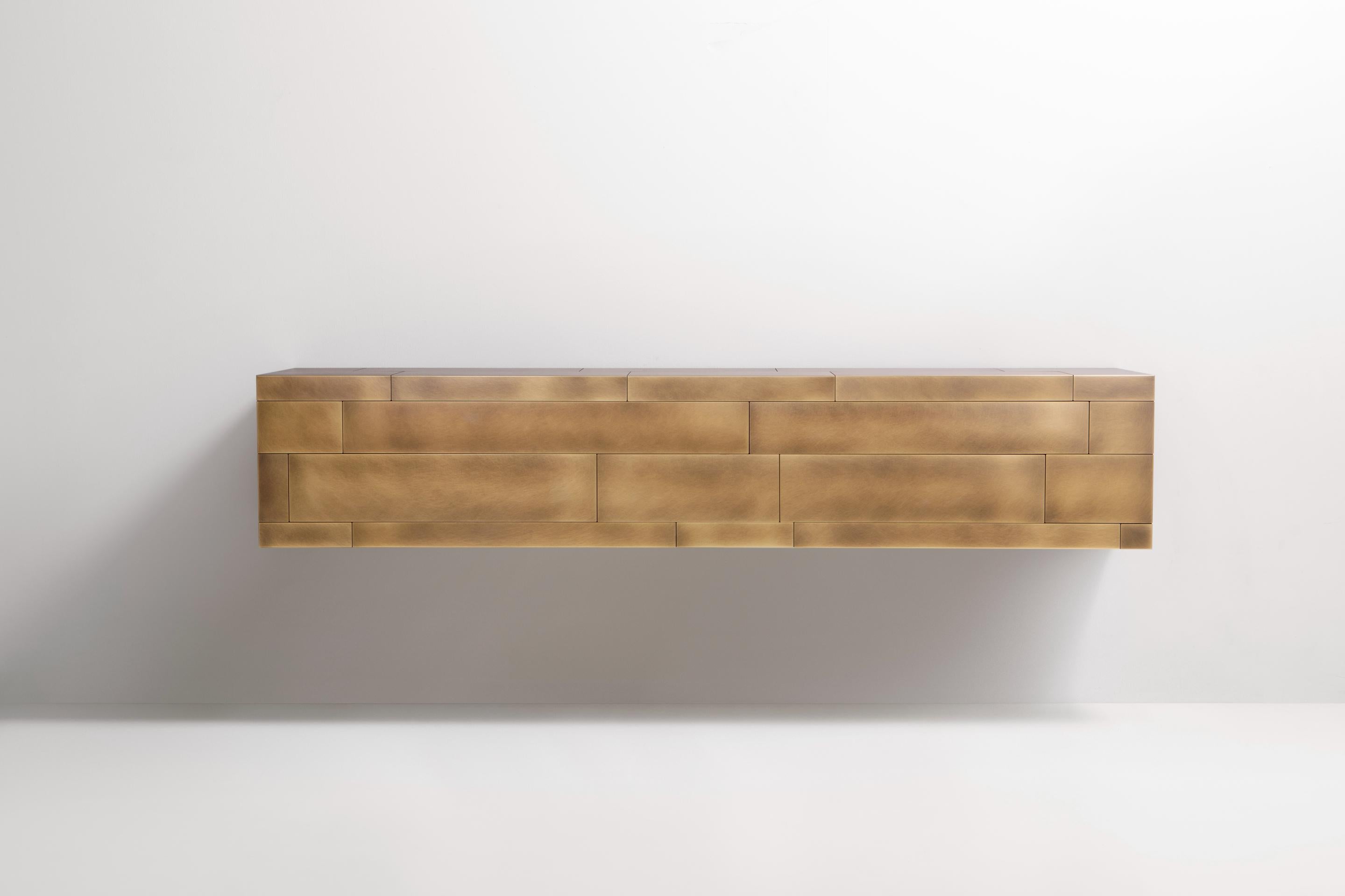 Postmoderne Console murale Celato de De Castelli en vente